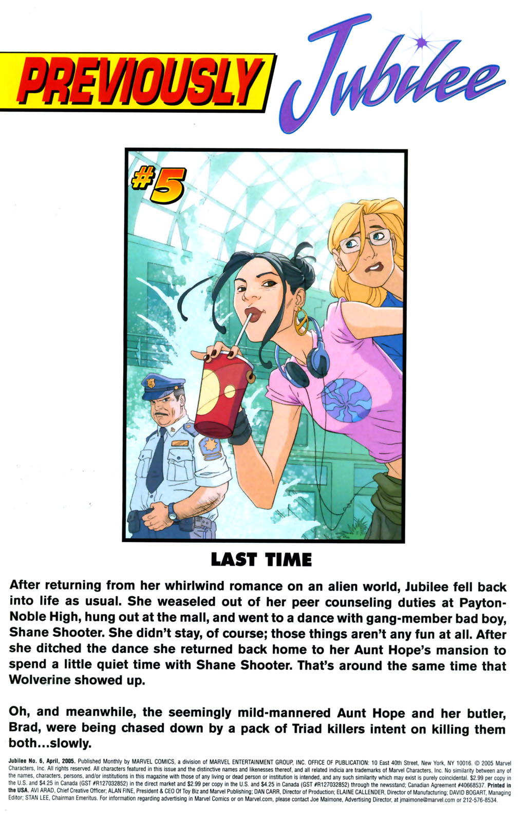 Read online Jubilee comic -  Issue #6 - 2
