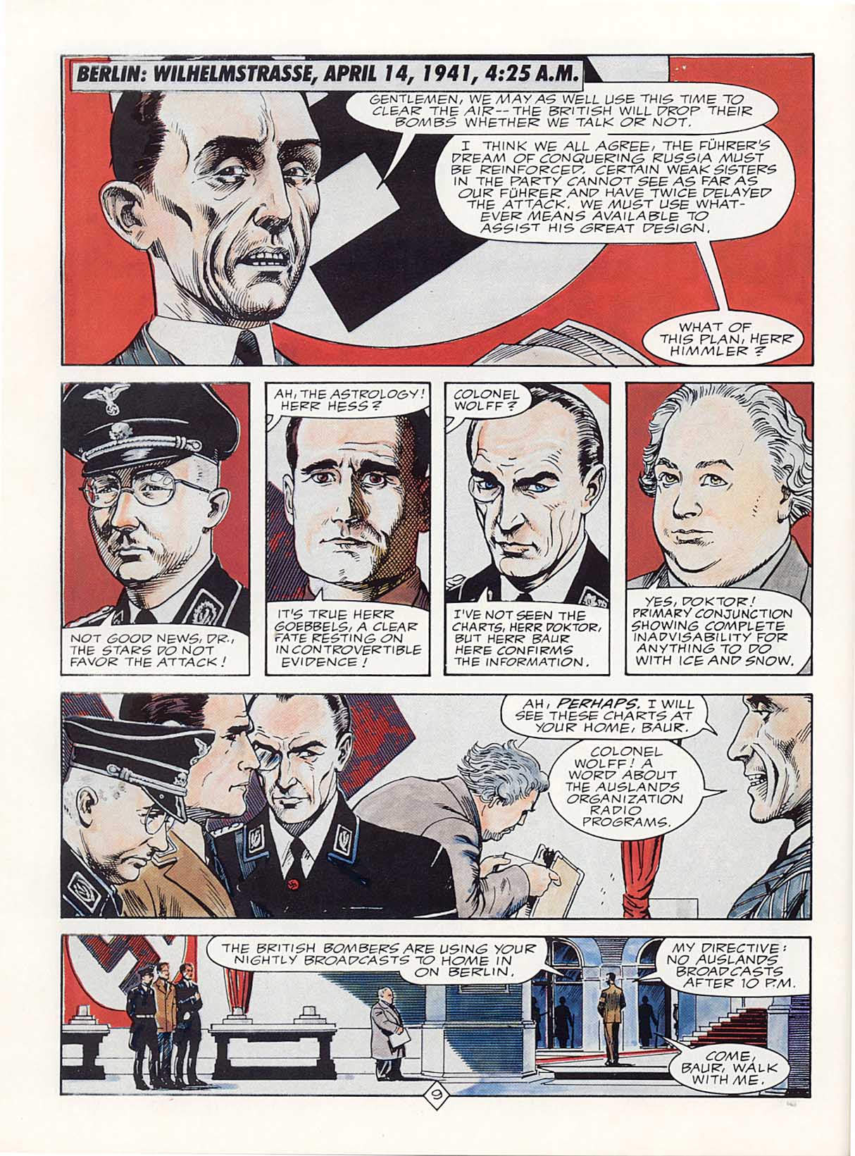 Read online Marvel Graphic Novel comic -  Issue #34 - The Shadow - Hitler's Astrologer - 14