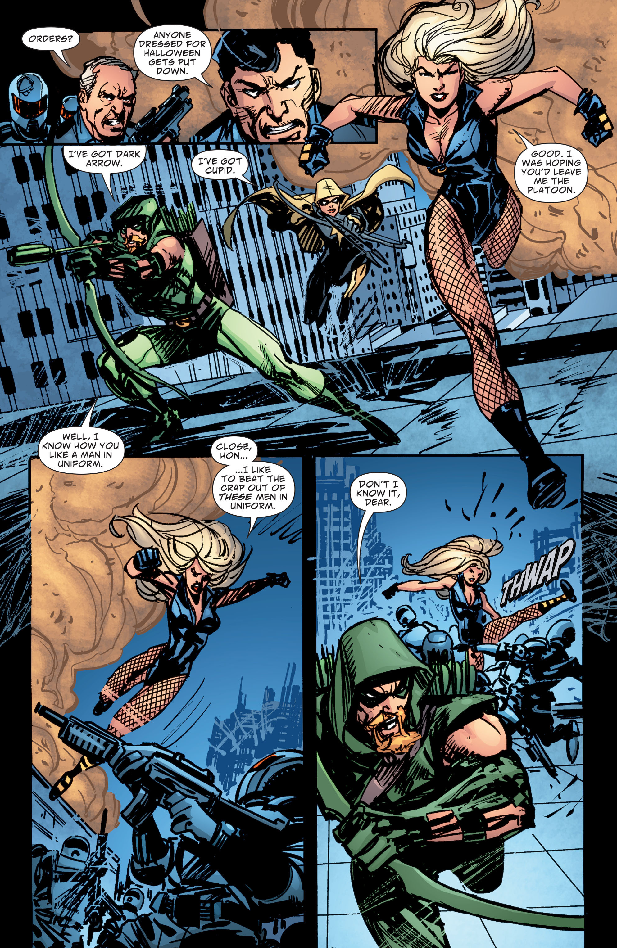 Read online Green Arrow/Black Canary comic -  Issue #28 - 4