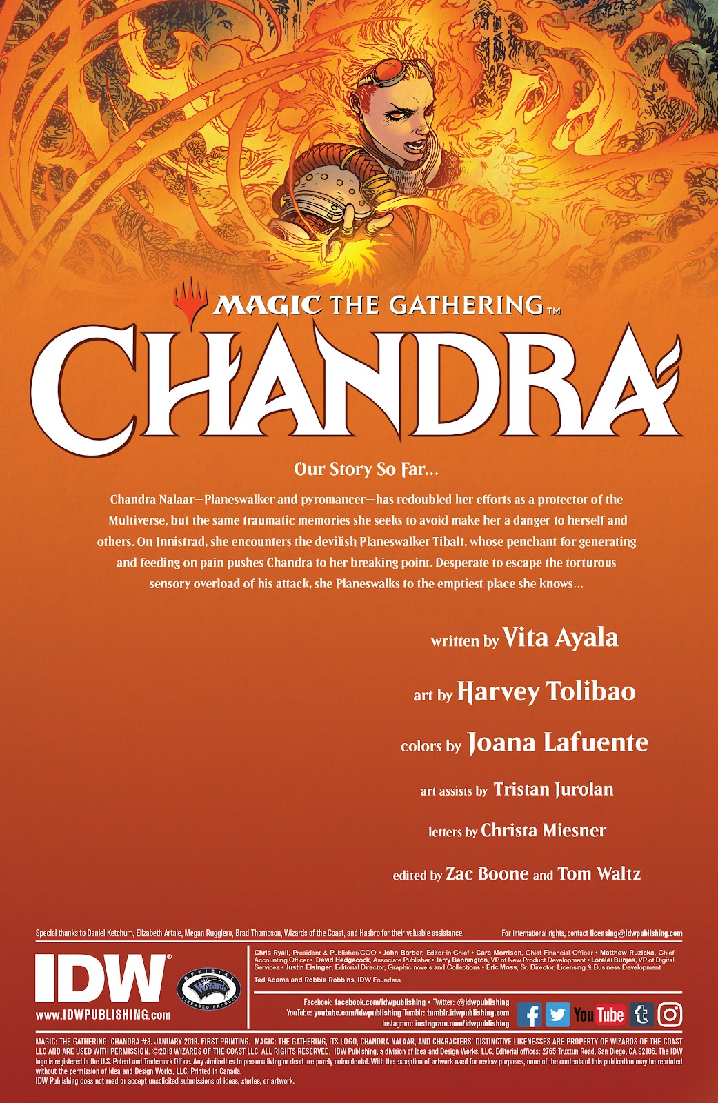 Magic: The Gathering: Chandra issue 3 - Page 2