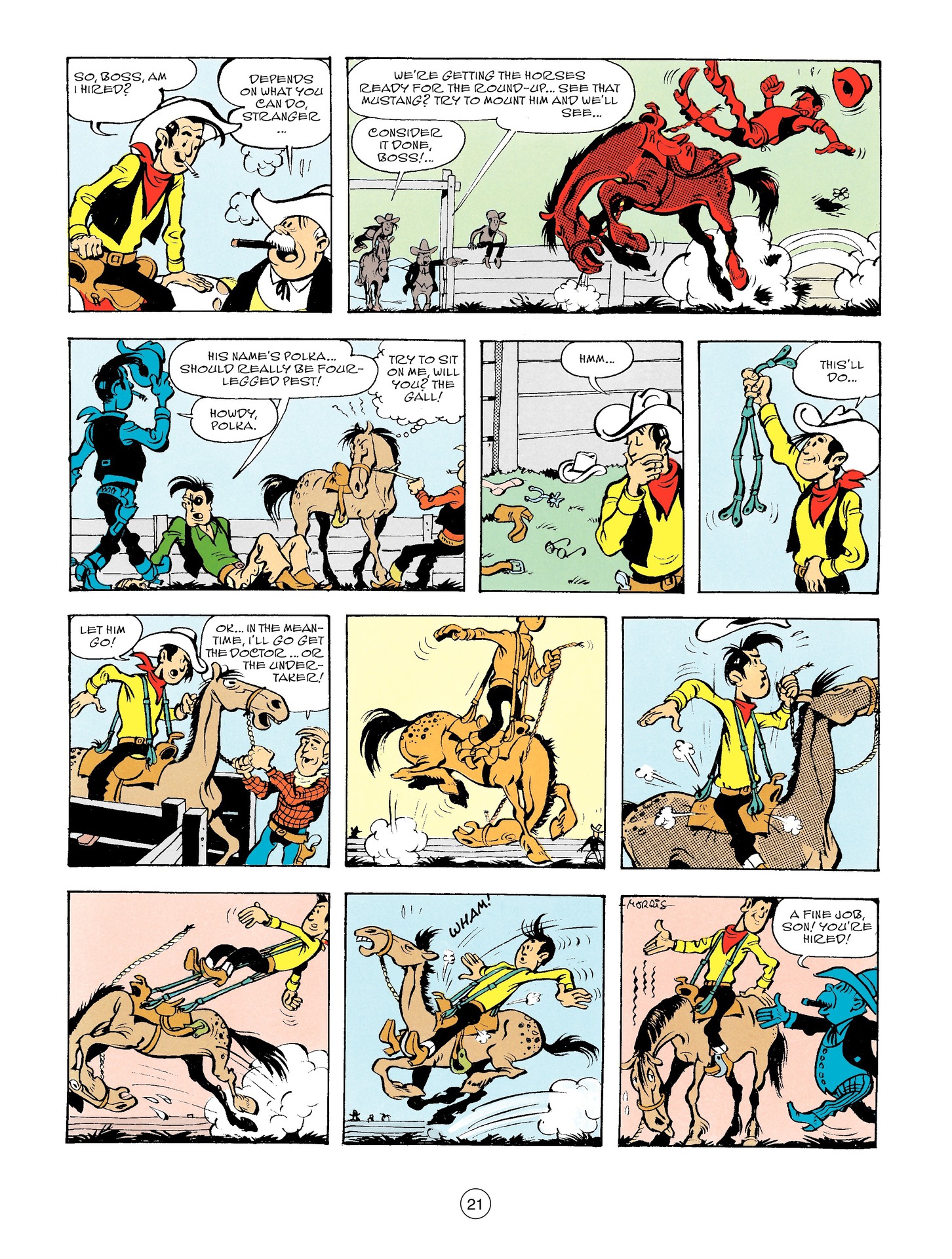 Read online A Lucky Luke Adventure comic -  Issue #56 - 21