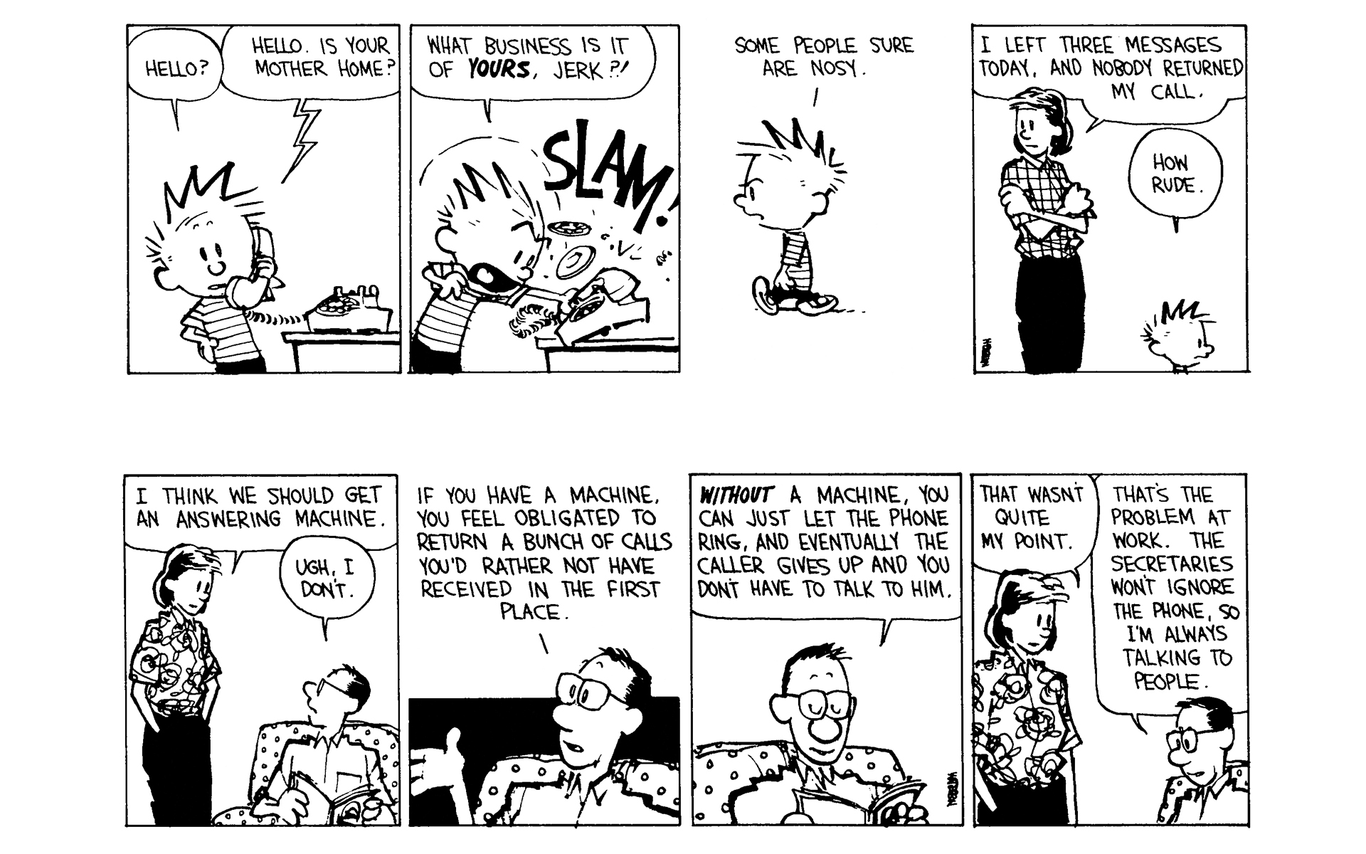 Read online Calvin and Hobbes comic -  Issue #9 - 127