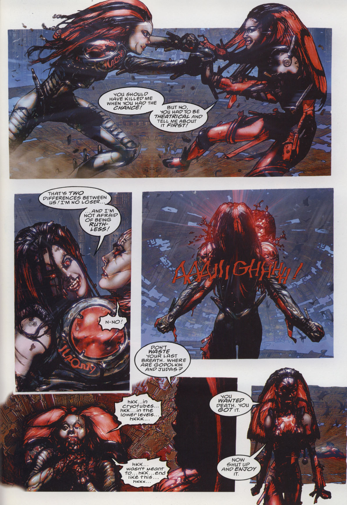 Read online Durham Red: The Scarlet Cantos comic -  Issue # TPB - 89