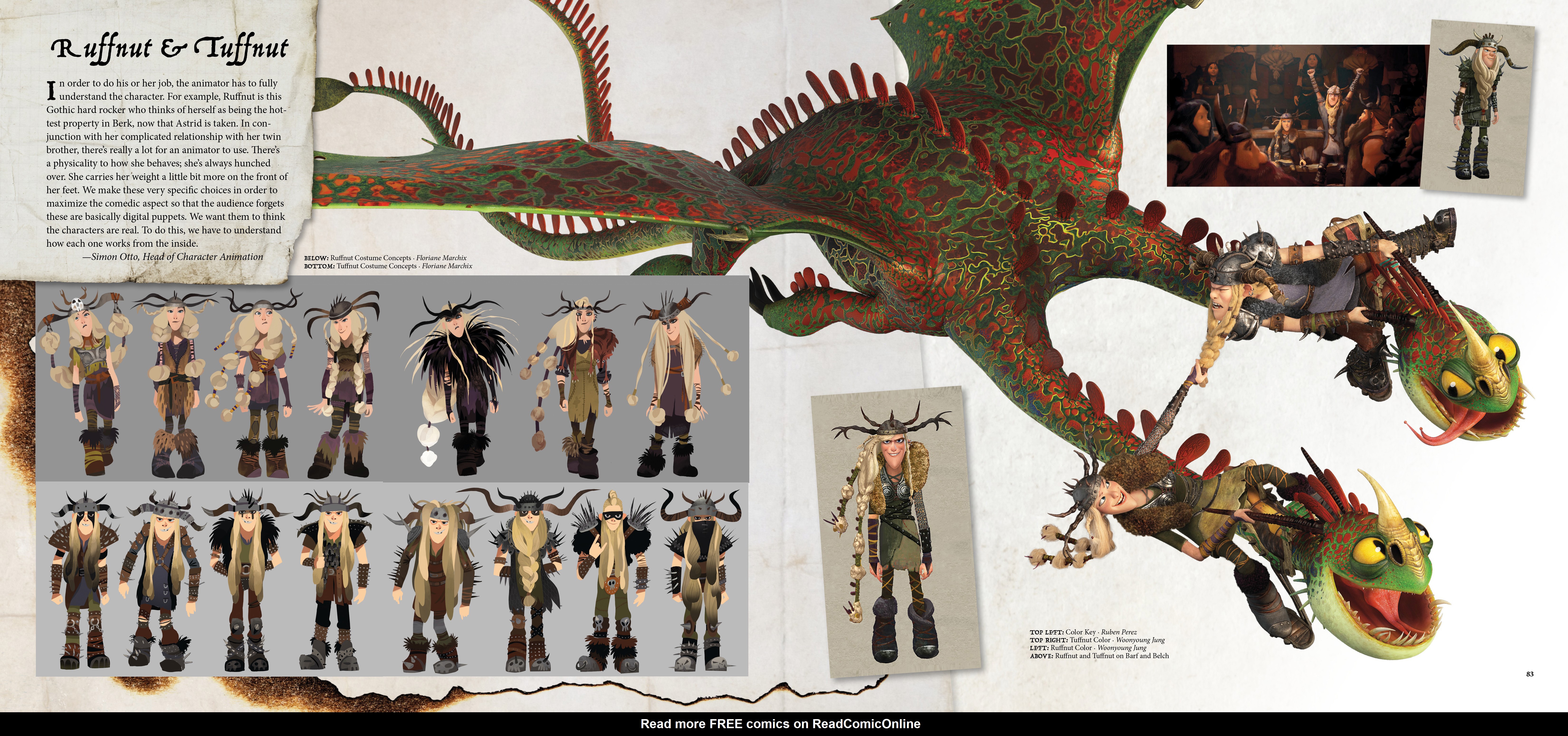 Read online The Art of How to Train Your Dragon: The Hidden World comic -  Issue # TPB - 69