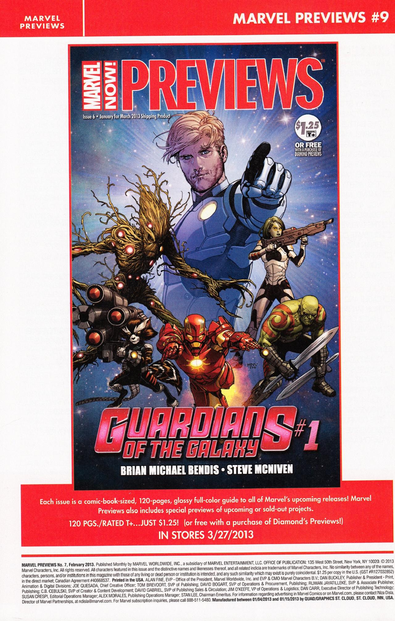 Read online Marvel Previews comic -  Issue #7 - 119