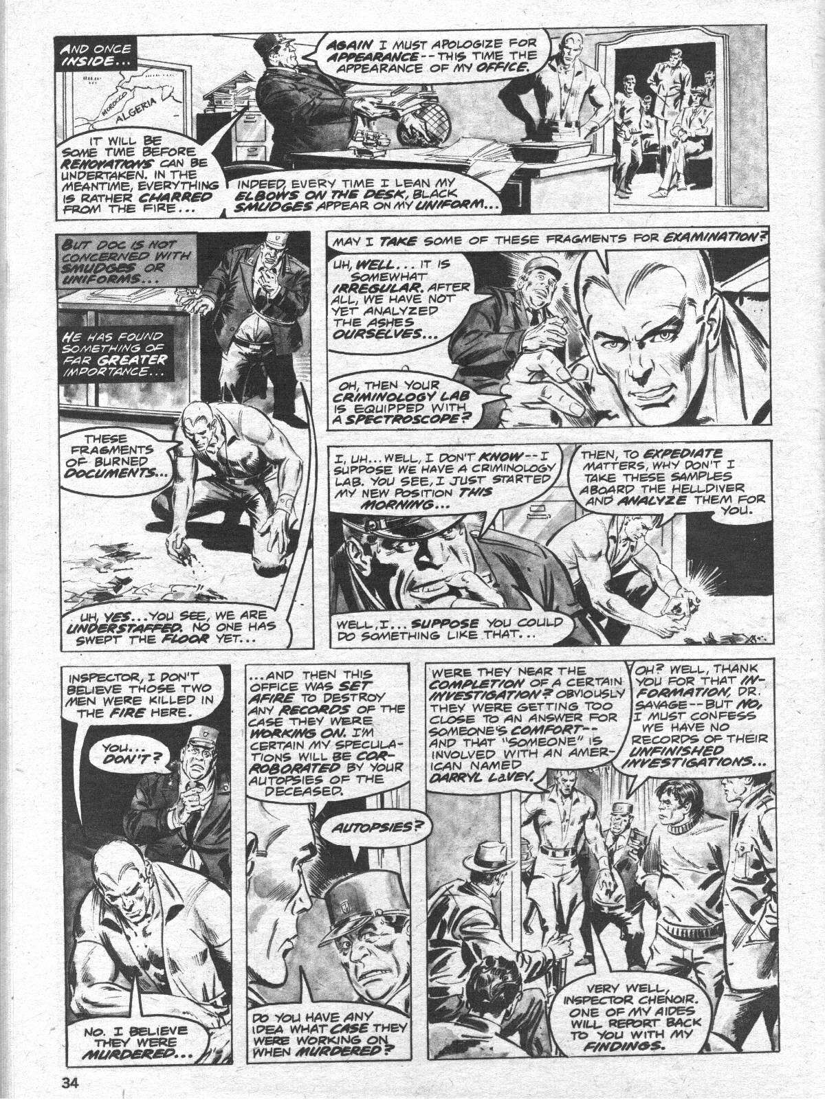 Read online Doc Savage (1975) comic -  Issue #4 - 34