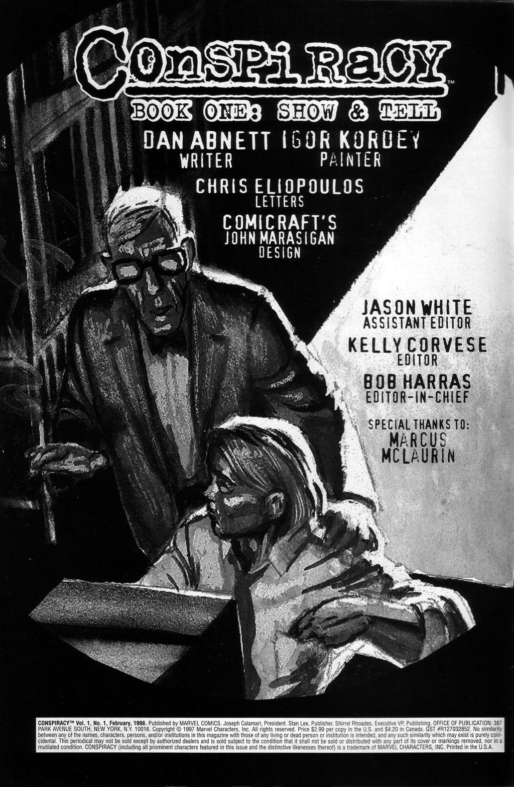 Read online Conspiracy (1998) comic -  Issue #1 - 2