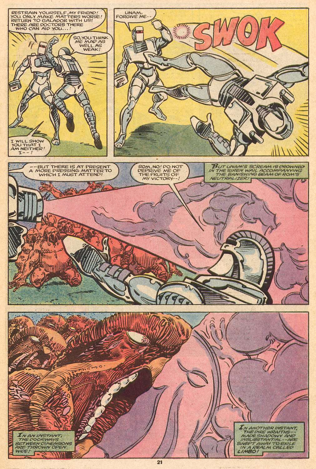 Read online ROM (1979) comic -  Issue #70 - 21