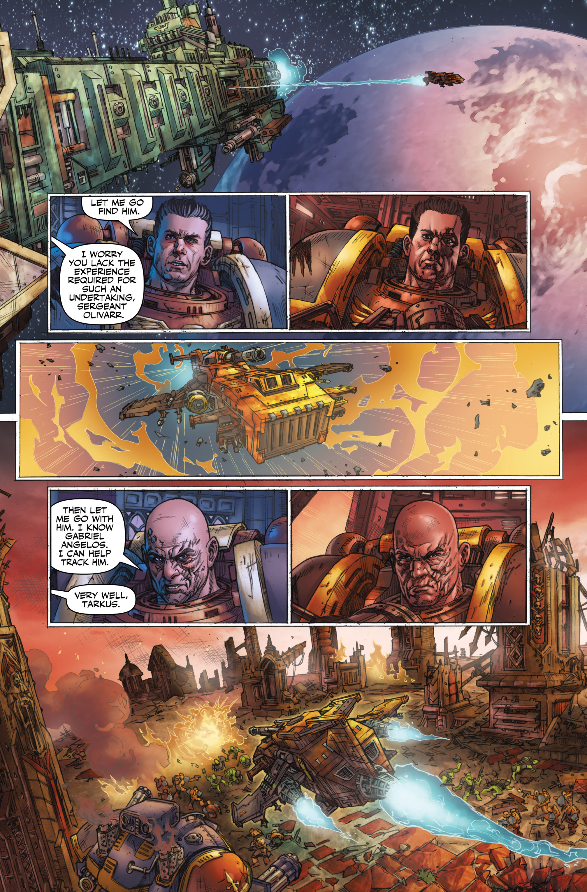 Read online Warhammer 40,000: Dawn of War comic -  Issue #1 - 11