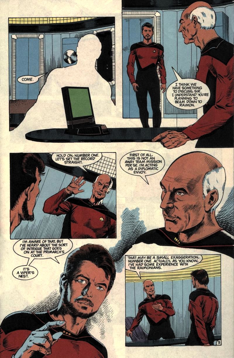 Read online Star Trek: The Next Generation (1989) comic -  Issue #1 - 4
