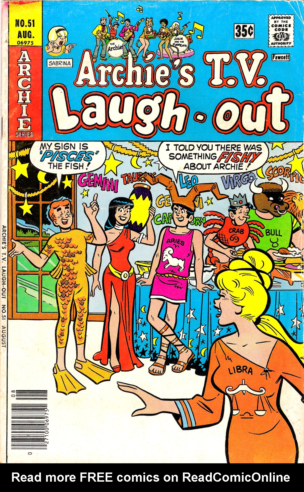 Read online Archie's TV Laugh-Out comic -  Issue #51 - 1