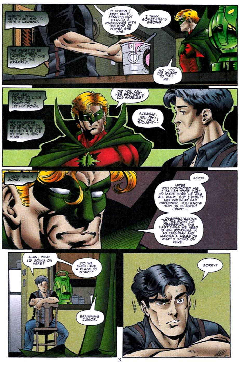 Read online Green Lantern/Sentinel: Heart of Darkness comic -  Issue #1 - 4