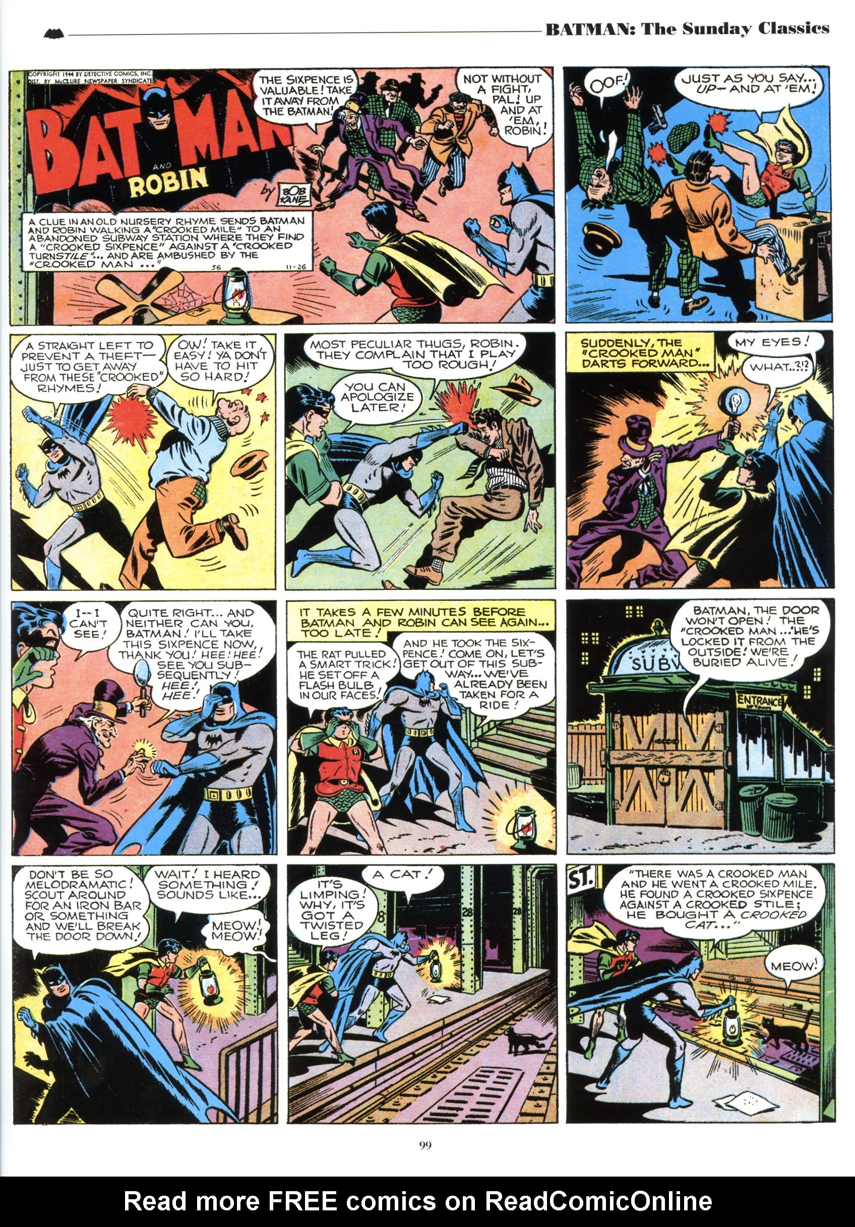 Read online Batman: The Sunday Classics comic -  Issue # TPB - 105