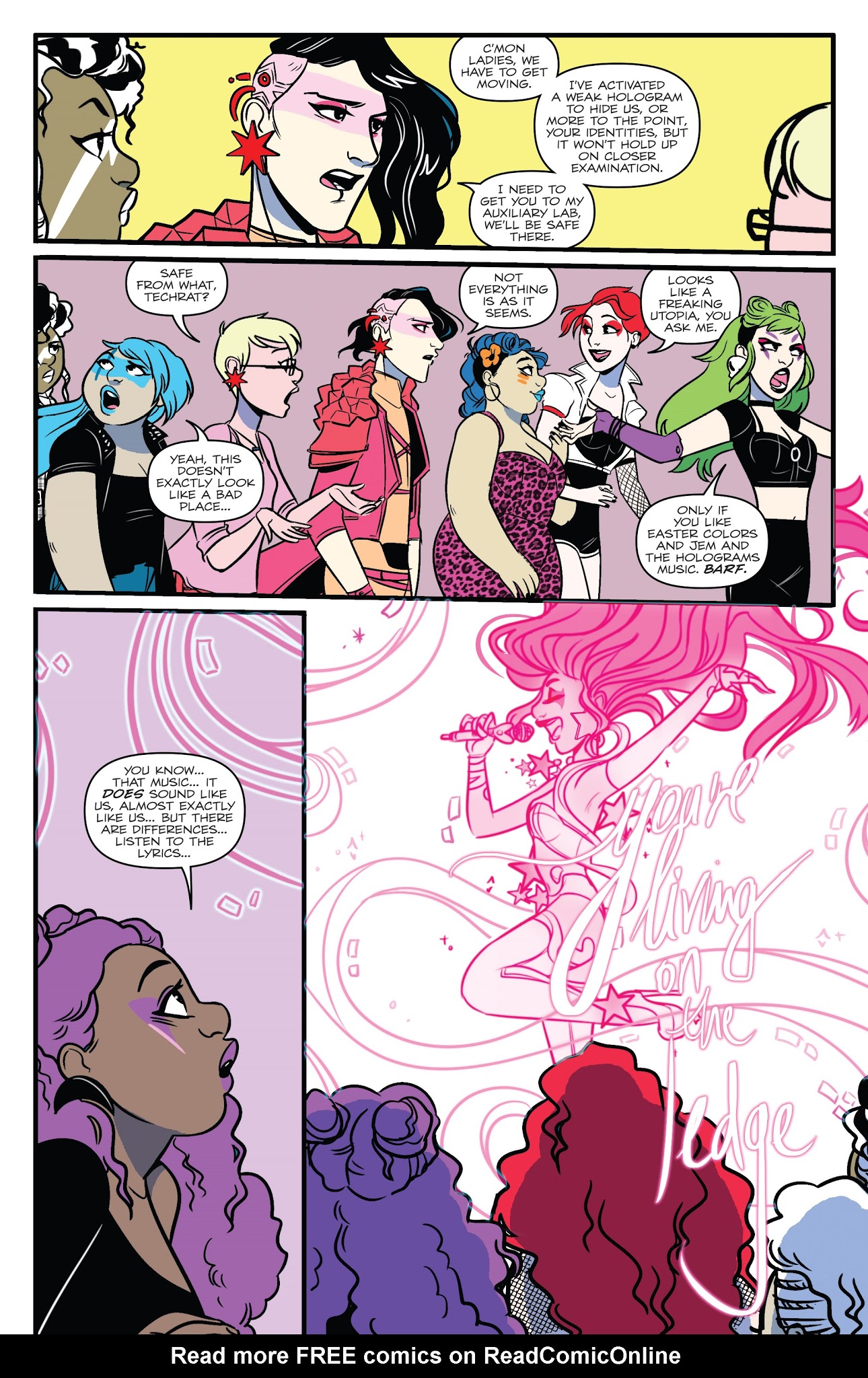 Read online Jem and the Holograms: The Misfits: Infinite comic -  Issue #1 - 9
