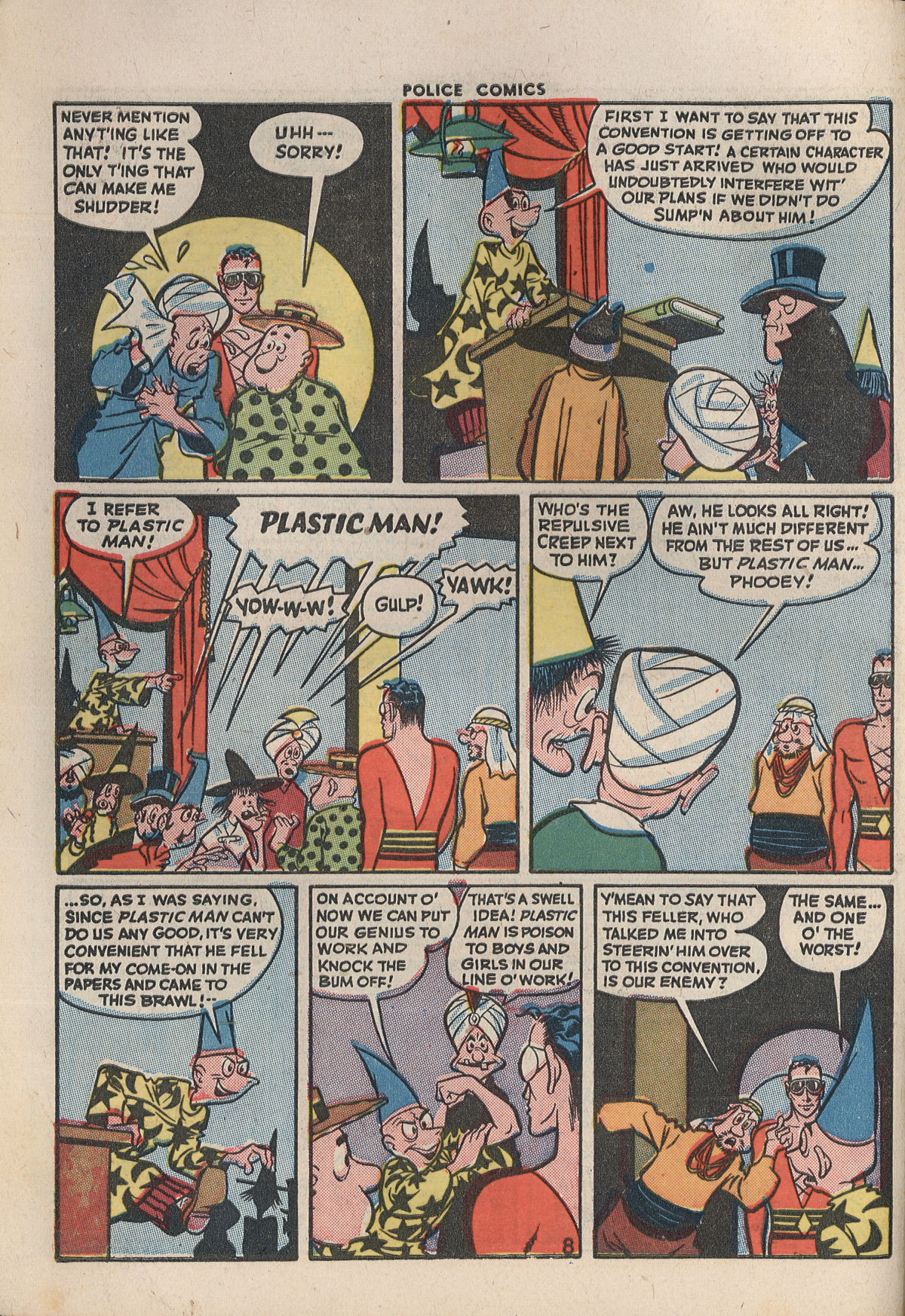 Read online Police Comics comic -  Issue #46 - 10