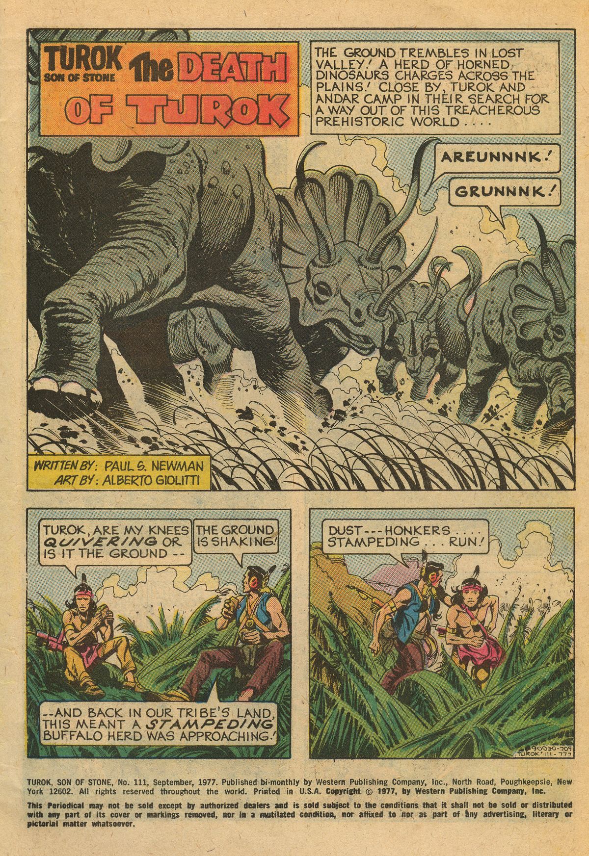 Read online Turok, Son of Stone comic -  Issue #111 - 3