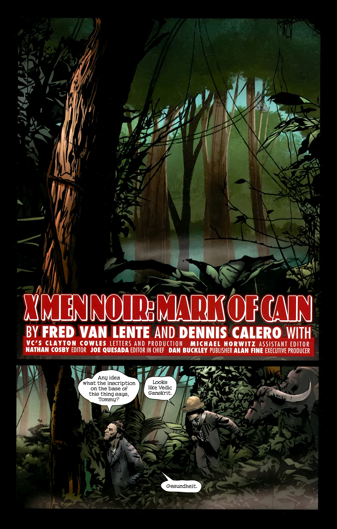 Read online X-Men Noir: Mark of Cain comic -  Issue #1 - 5