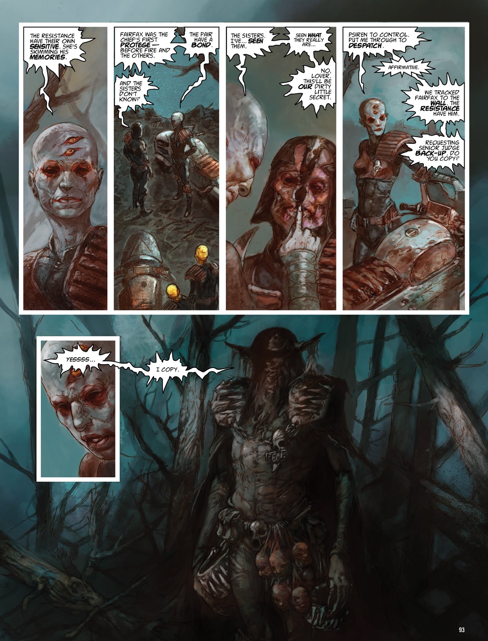 Read online The Dark Judges: The Fall of Deadworld comic -  Issue # TPB - 94