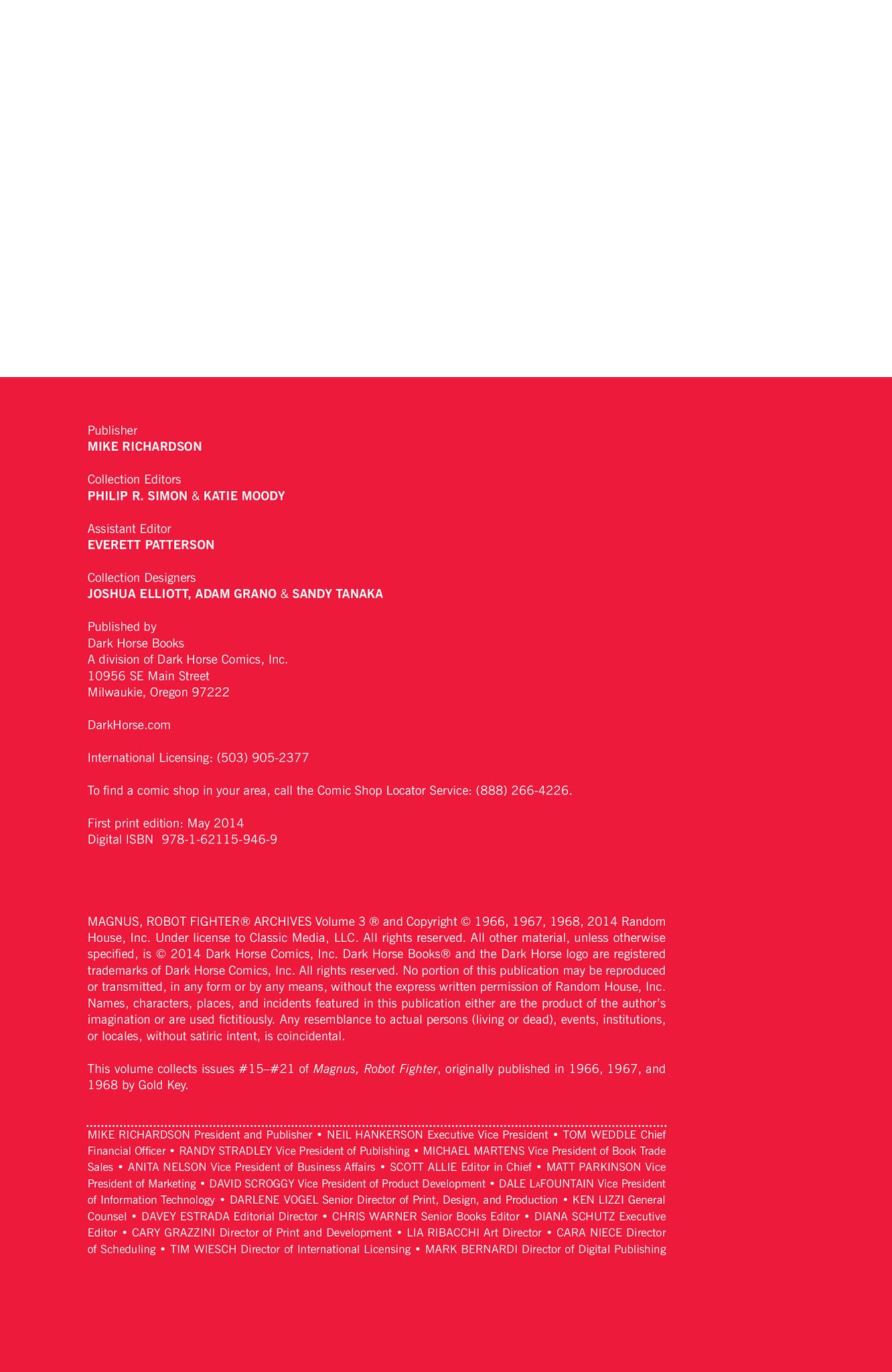 Read online Magnus, Robot Fighter Archives comic -  Issue # TPB 3 (Part 1) - 6