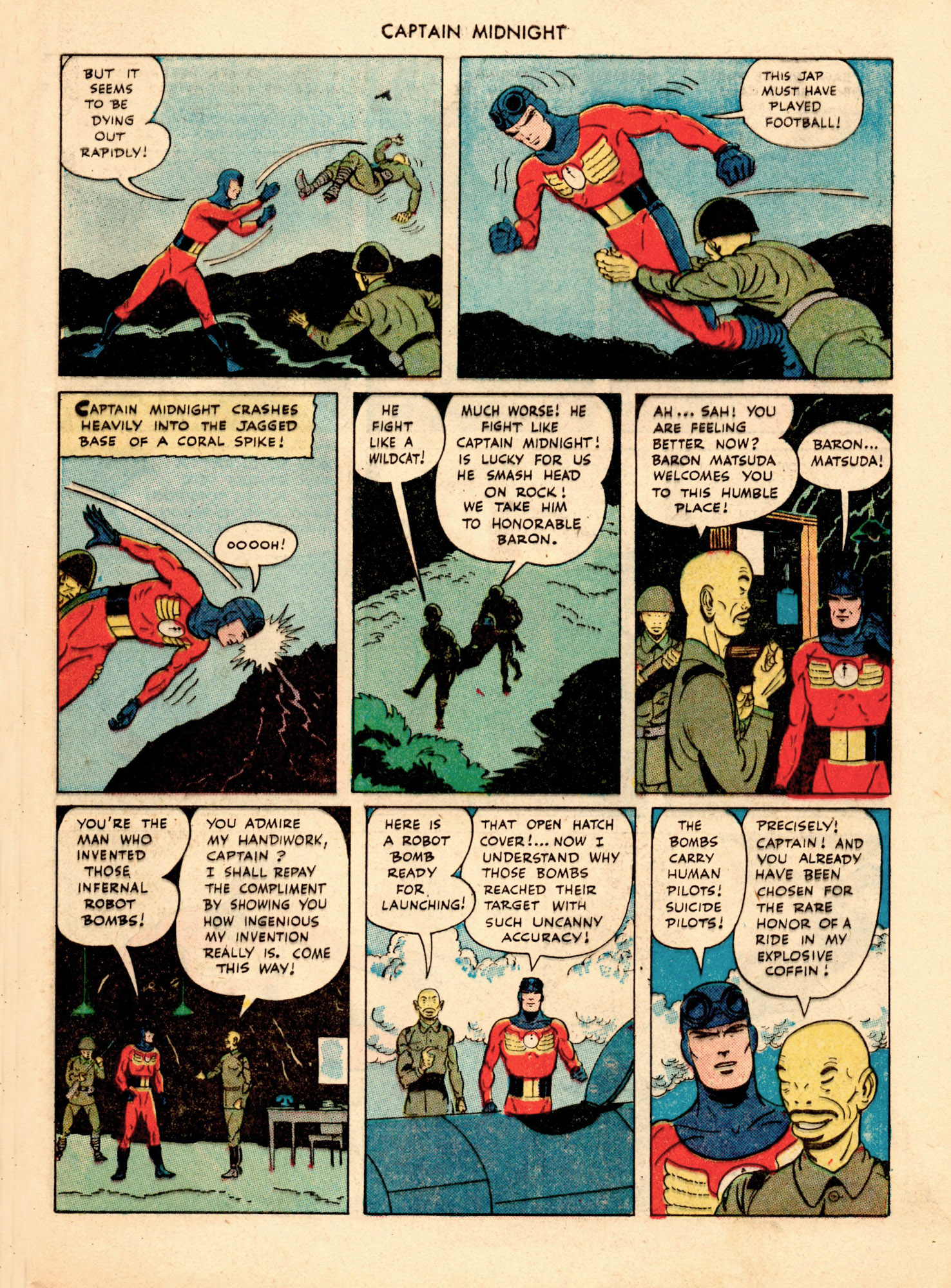 Read online Captain Midnight (1942) comic -  Issue #34 - 9