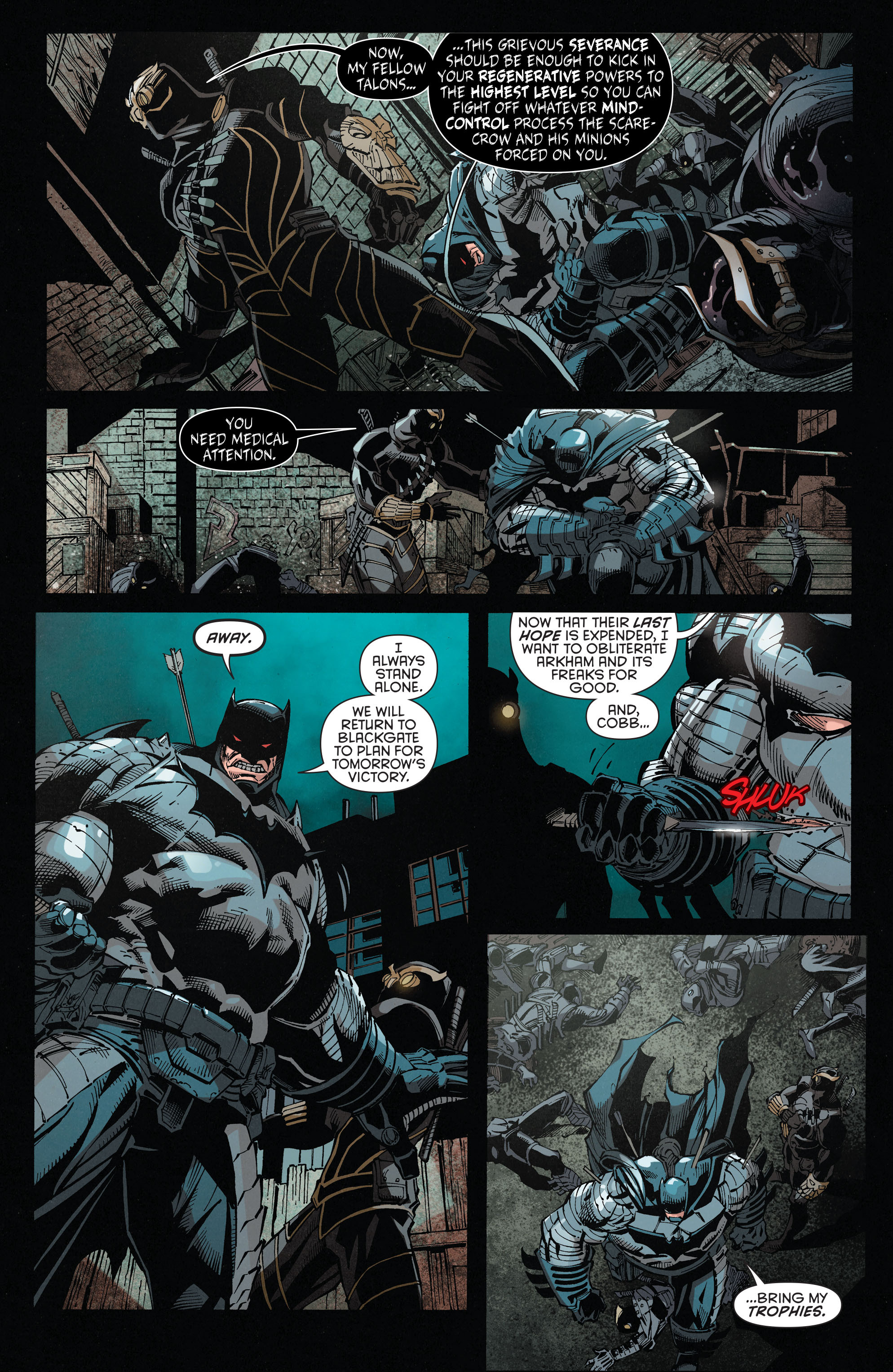 Read online Forever Evil: Arkham War comic -  Issue #5 - 13