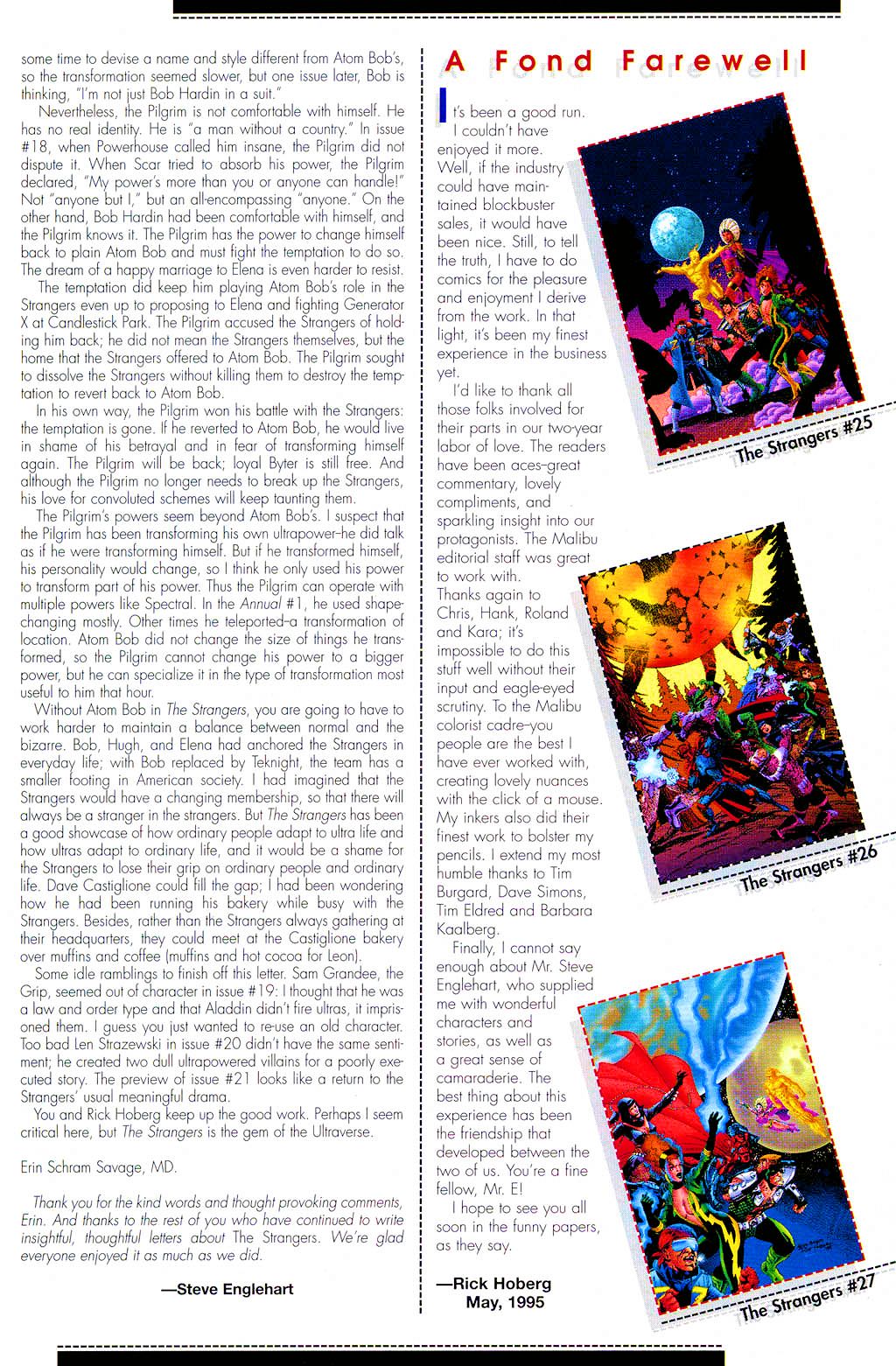 Read online The Strangers comic -  Issue #24 - 25