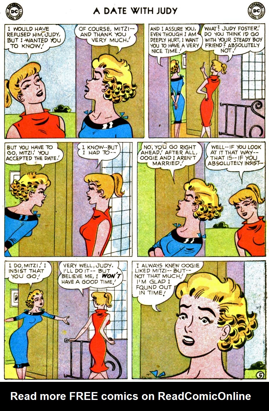 Read online A Date with Judy comic -  Issue #67 - 7