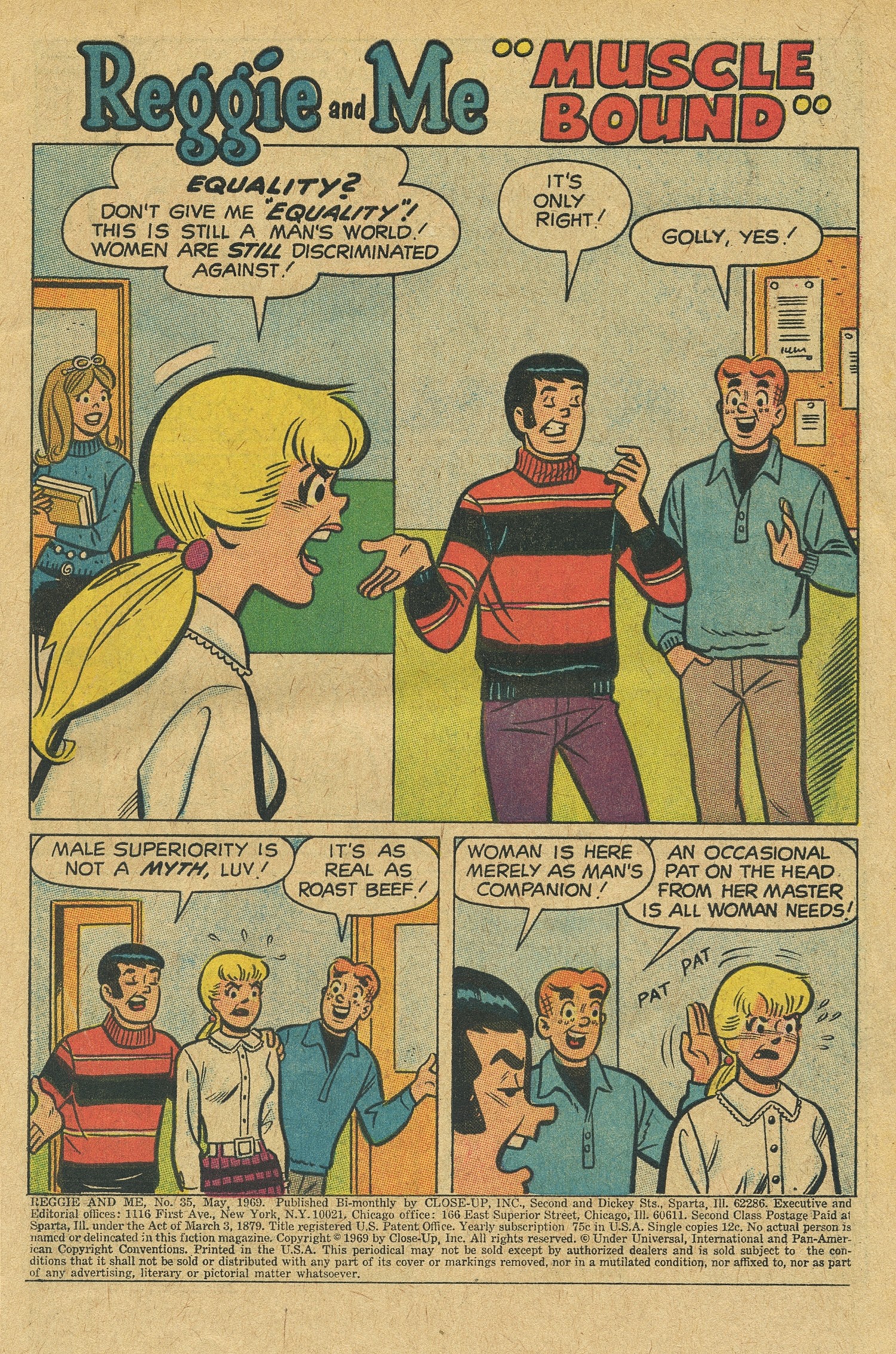 Read online Reggie and Me (1966) comic -  Issue #35 - 3