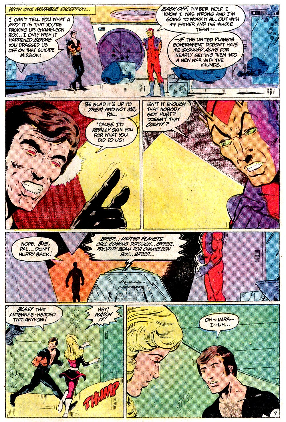 Legion of Super-Heroes (1980) 290 Page 7