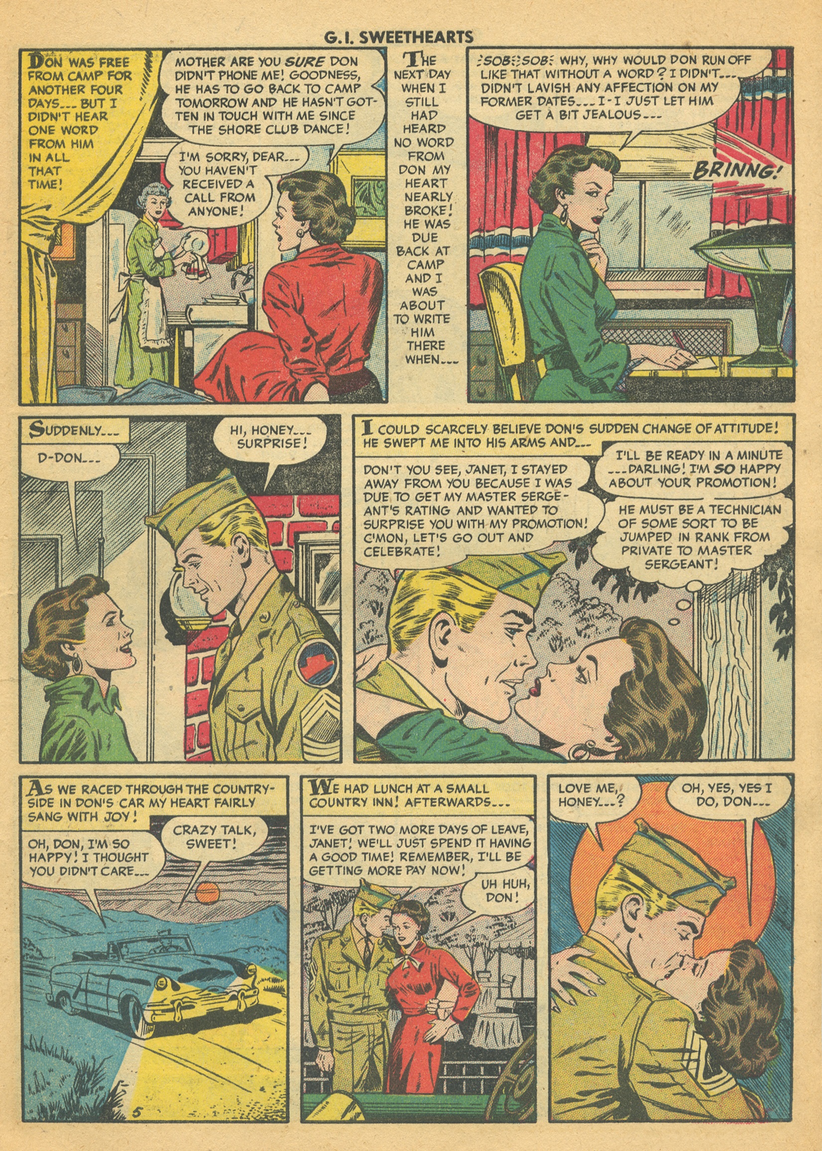 Read online G.I. Sweethearts comic -  Issue #45 - 7