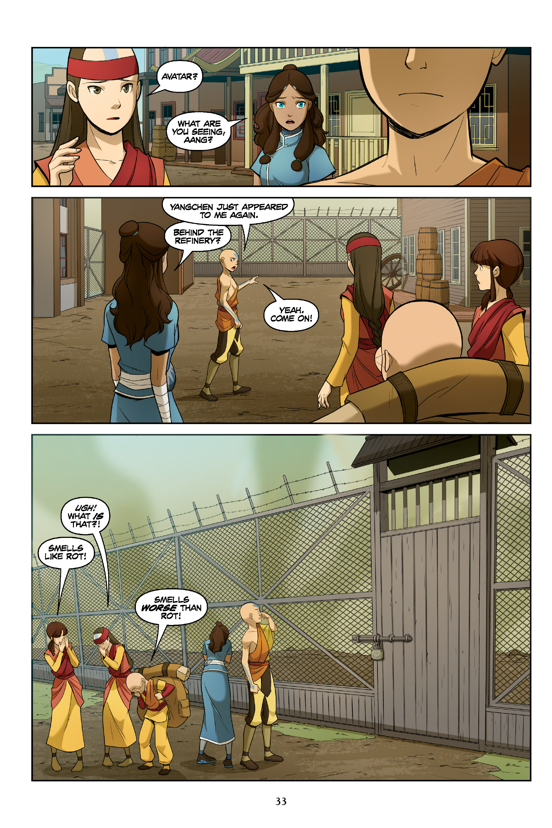 Read online Nickelodeon Avatar: The Last Airbender - The Rift comic -  Issue # _Omnibus (Part 1) - 33