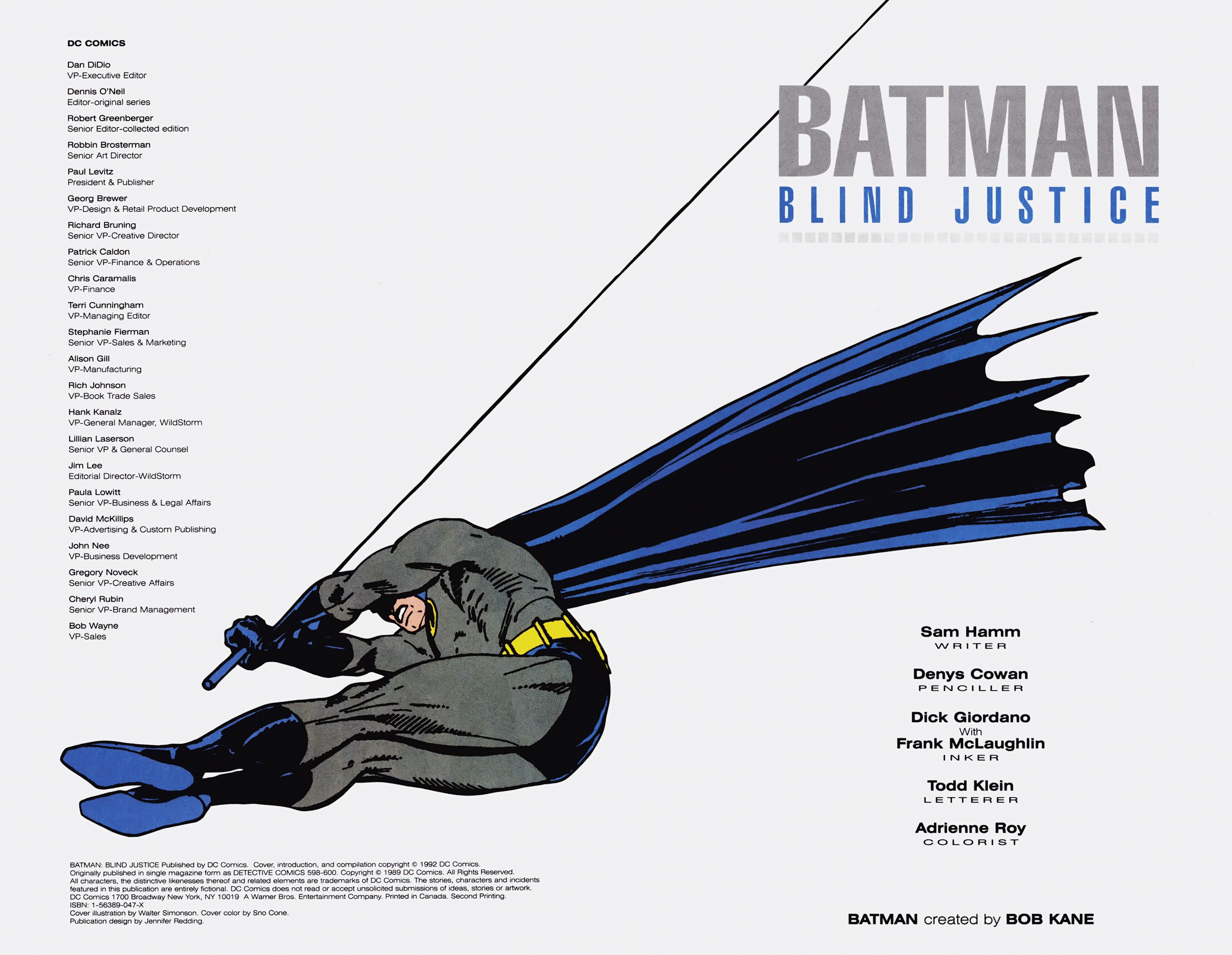 Read online Detective Comics (1937) comic -  Issue # _TPB Batman - Blind Justice (Part 1) - 3