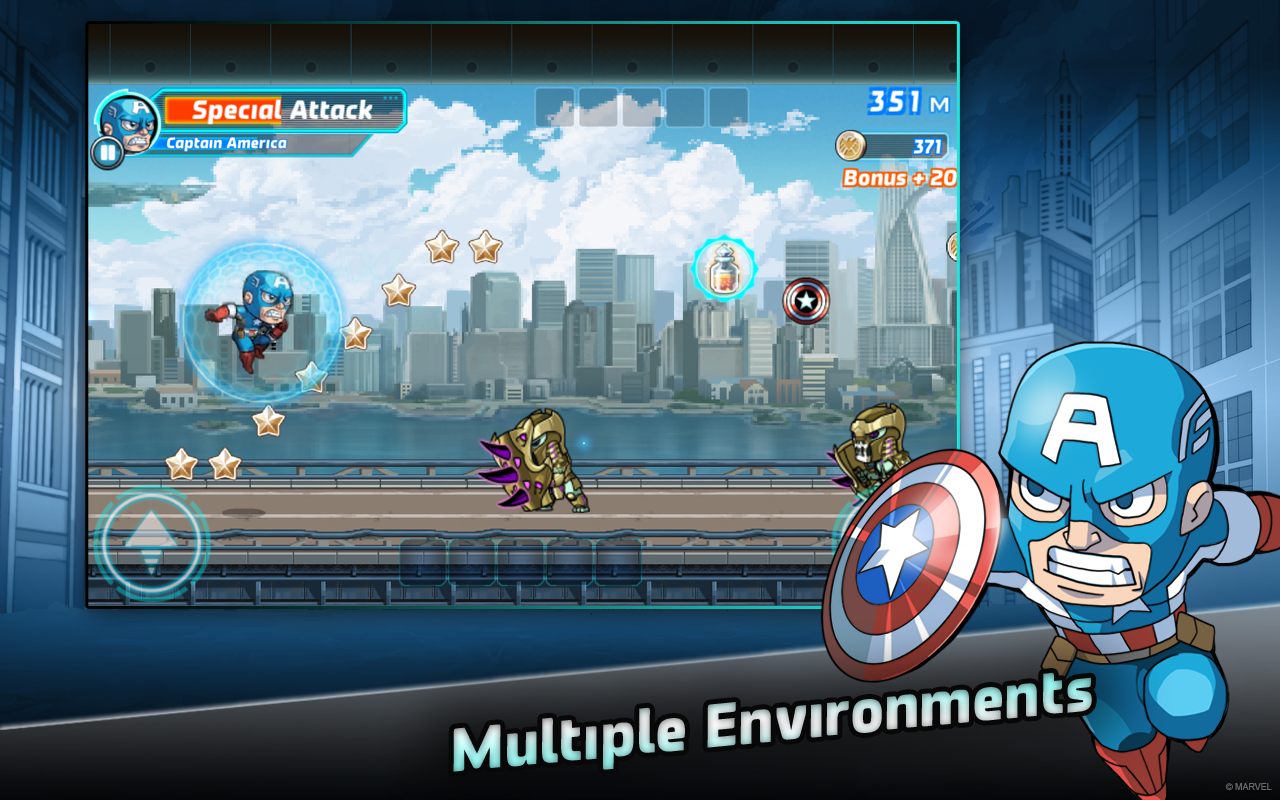 Marvel Run Jump Smash! v1.0.1 APK Arcade & Action Games Free Download