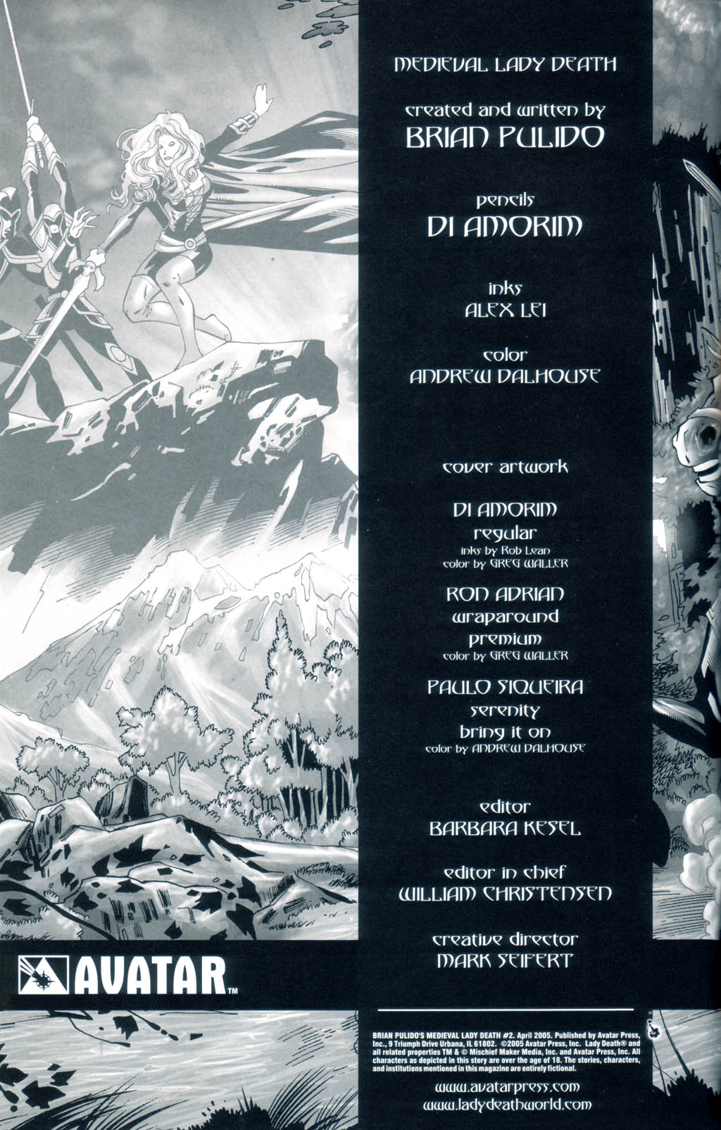 Read online Brian Pulido's Medieval Lady Death comic -  Issue #2 - 3