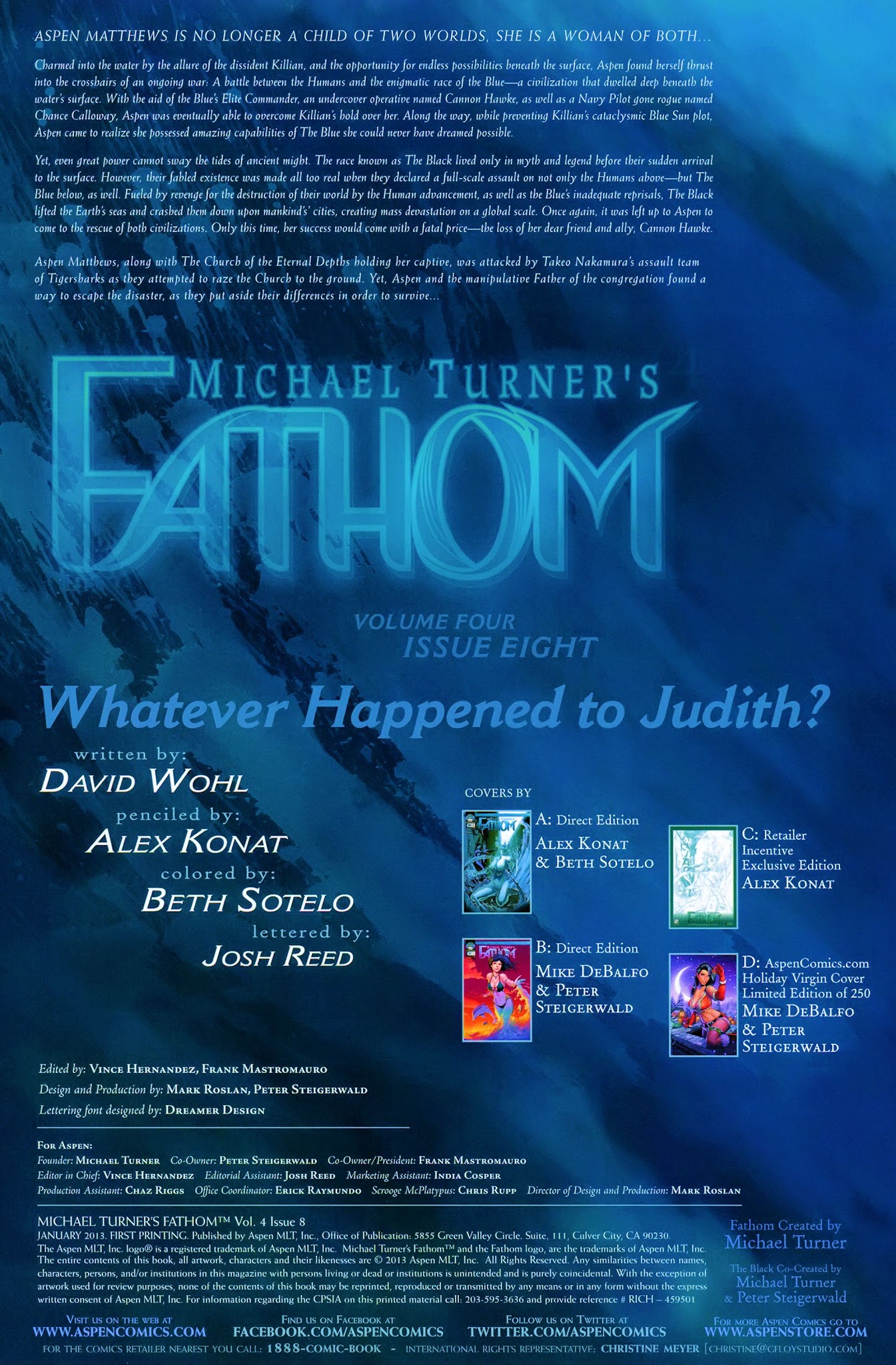 Read online Michael Turner's Fathom comic -  Issue #8 - 3