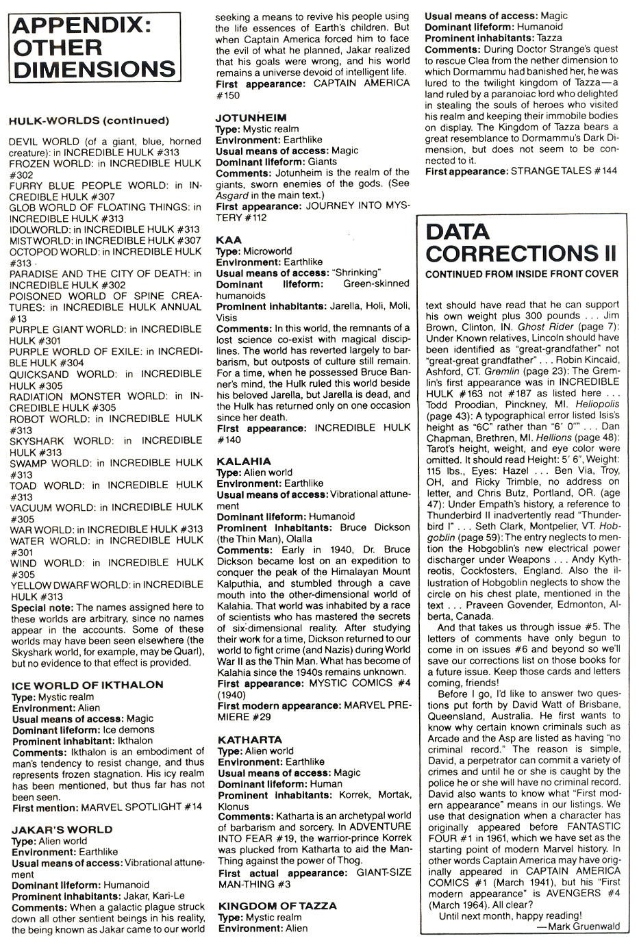 Read online The Official Handbook of the Marvel Universe Deluxe Edition comic -  Issue #9 - 71