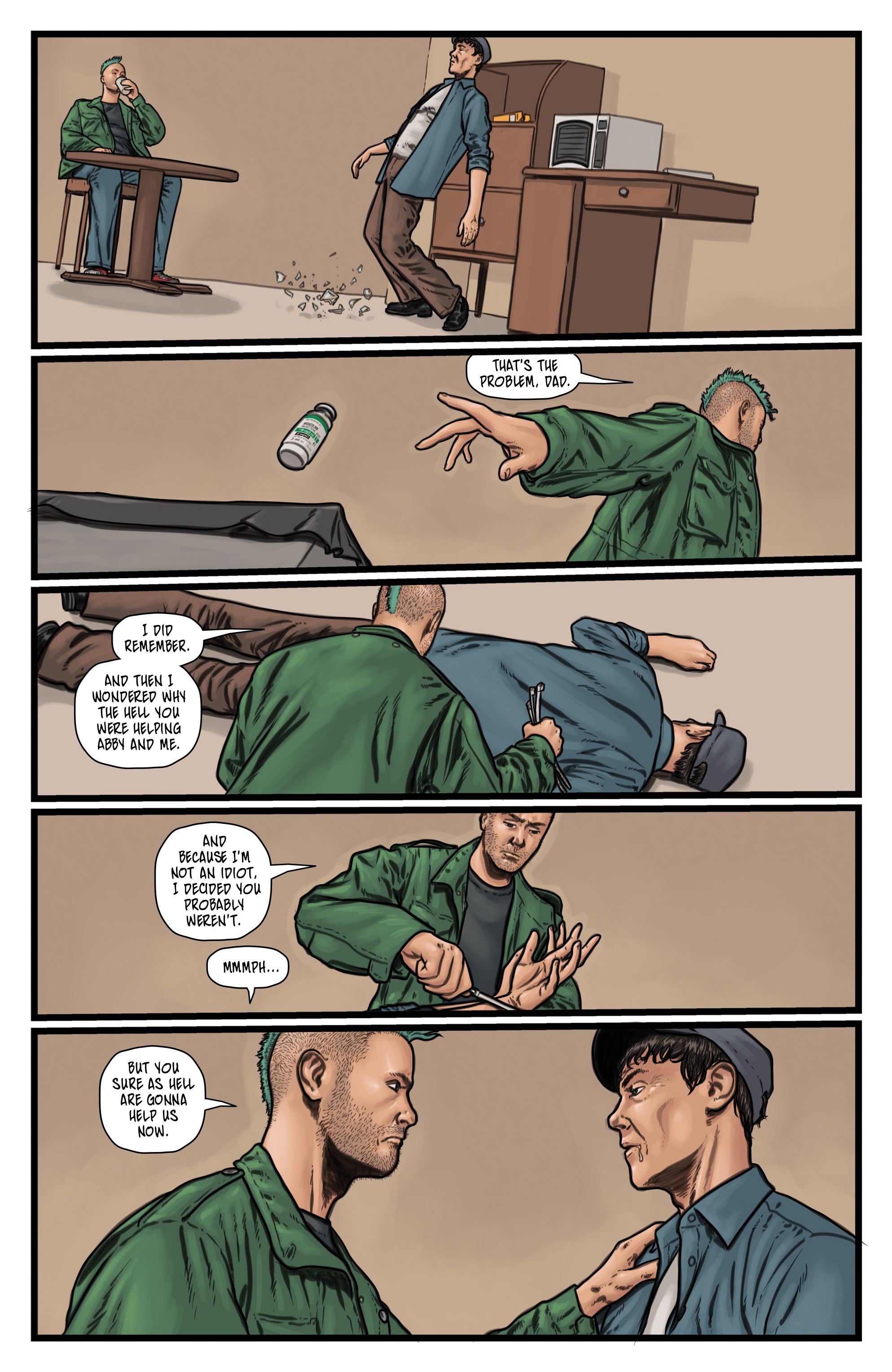 Read online Throwaways comic -  Issue #4 - 16