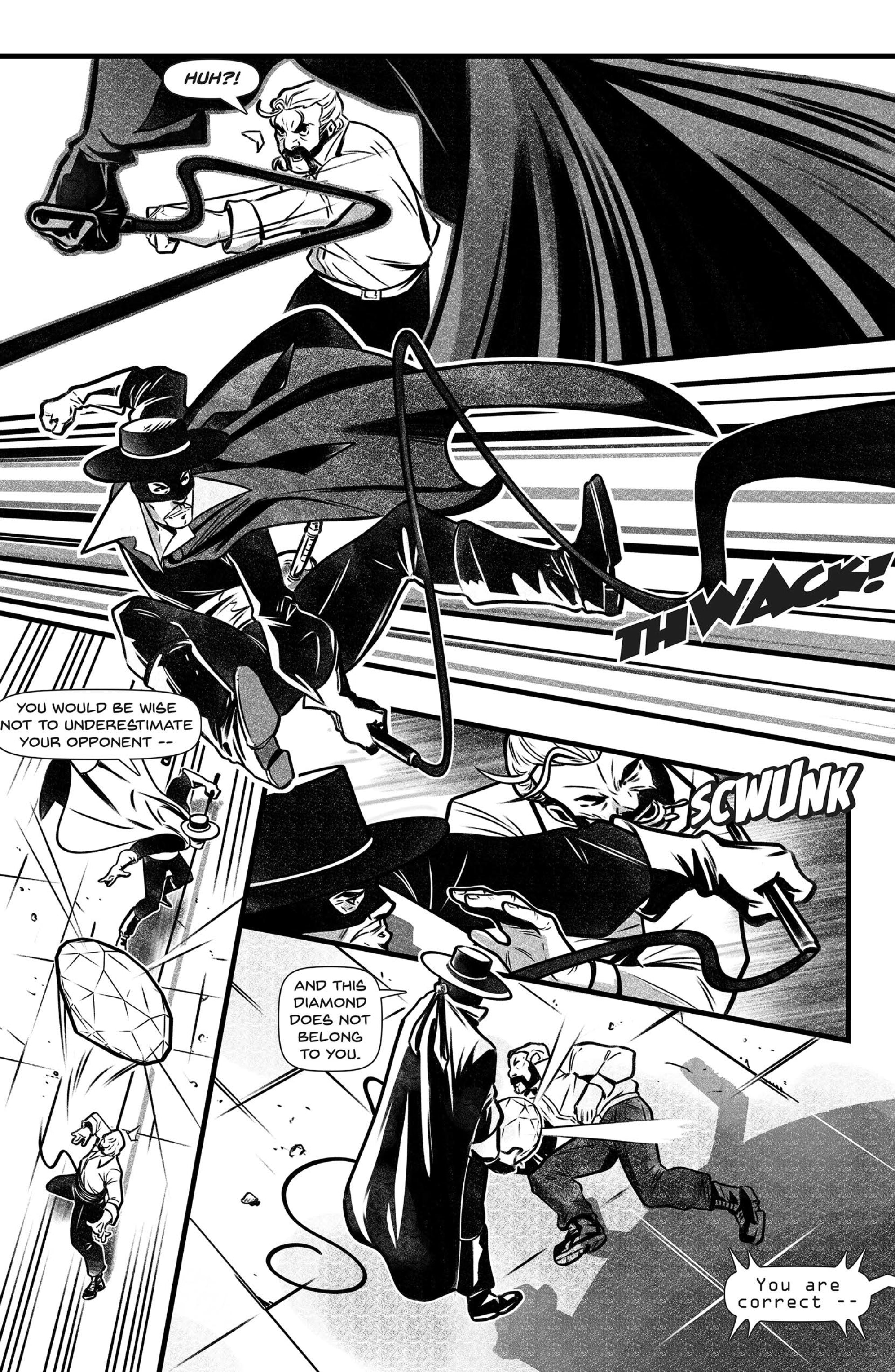 Read online Zorro Black & White Noir comic -  Issue # Full - 5