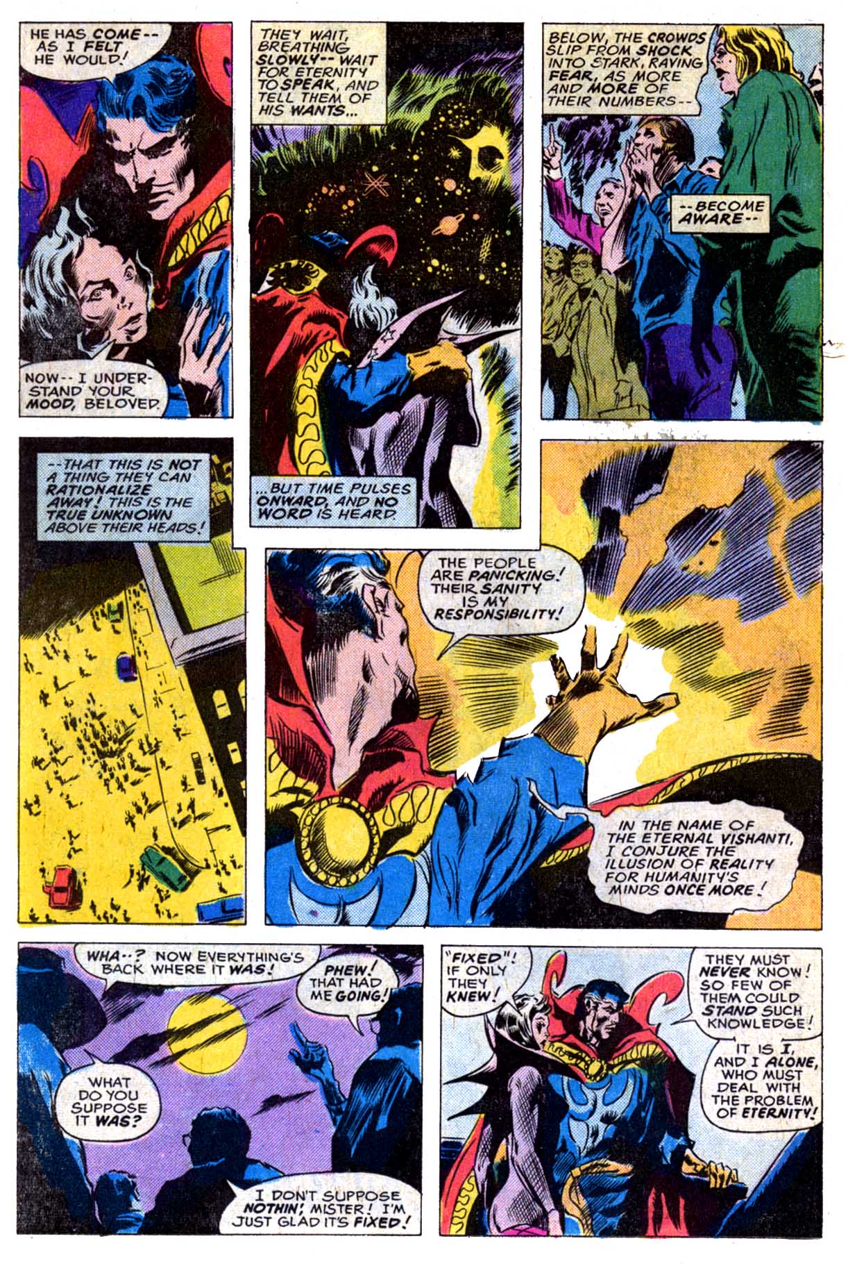 Read online Doctor Strange (1974) comic -  Issue #10 - 11