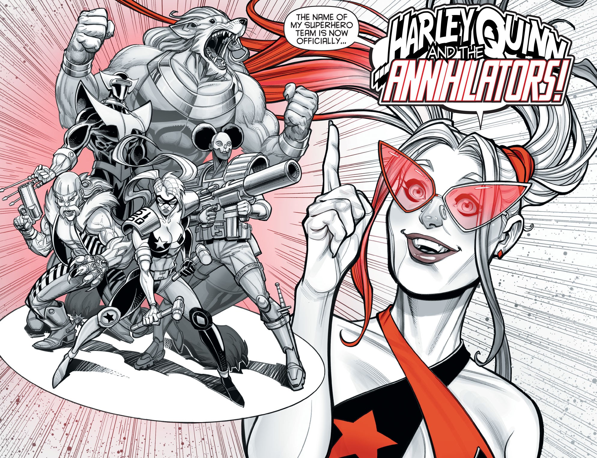 Read online Harley Quinn Black   White   Red comic -  Issue #12 - 5