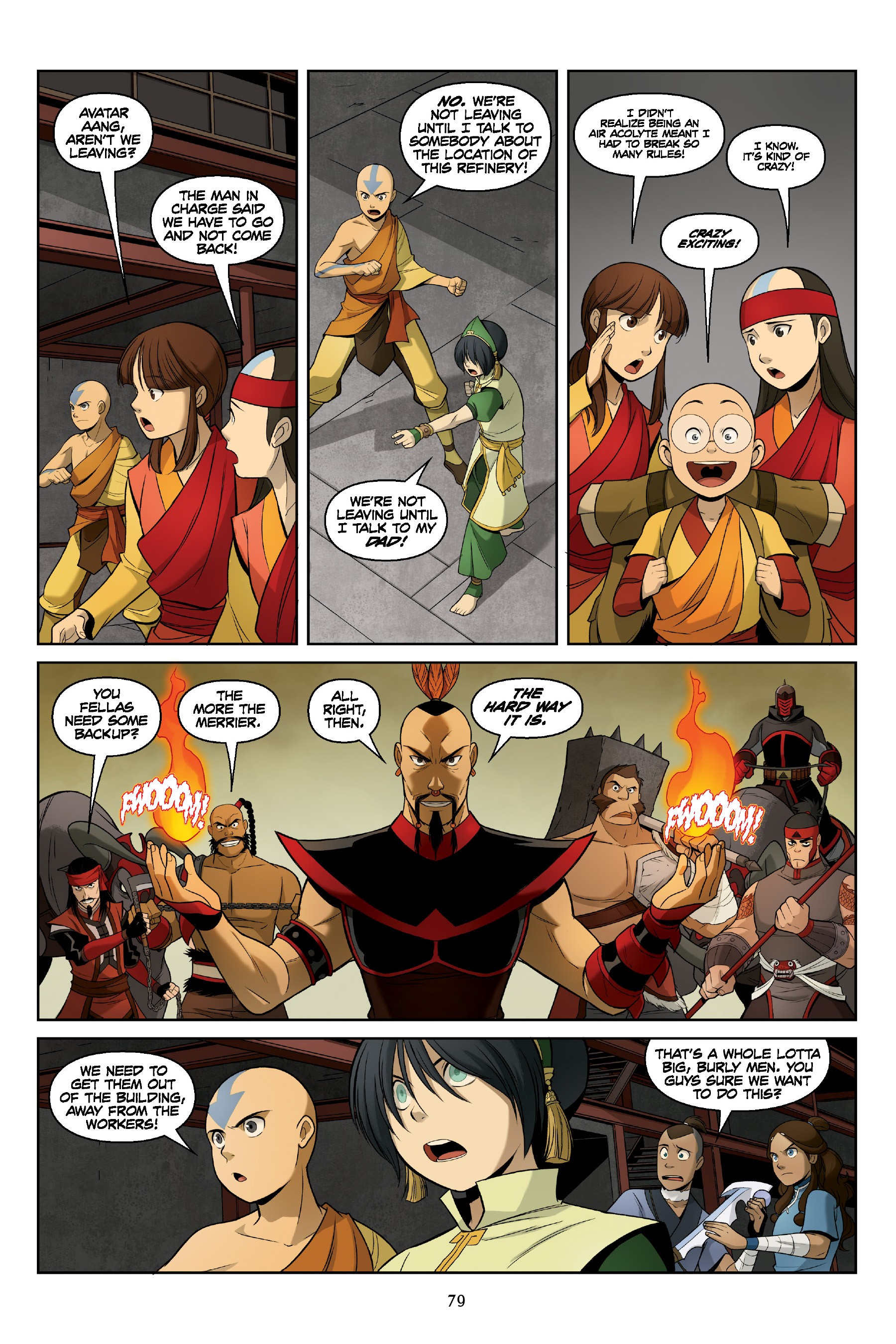 Read online Nickelodeon Avatar: The Last Airbender - The Rift comic -  Issue # _Omnibus (Part 1) - 79
