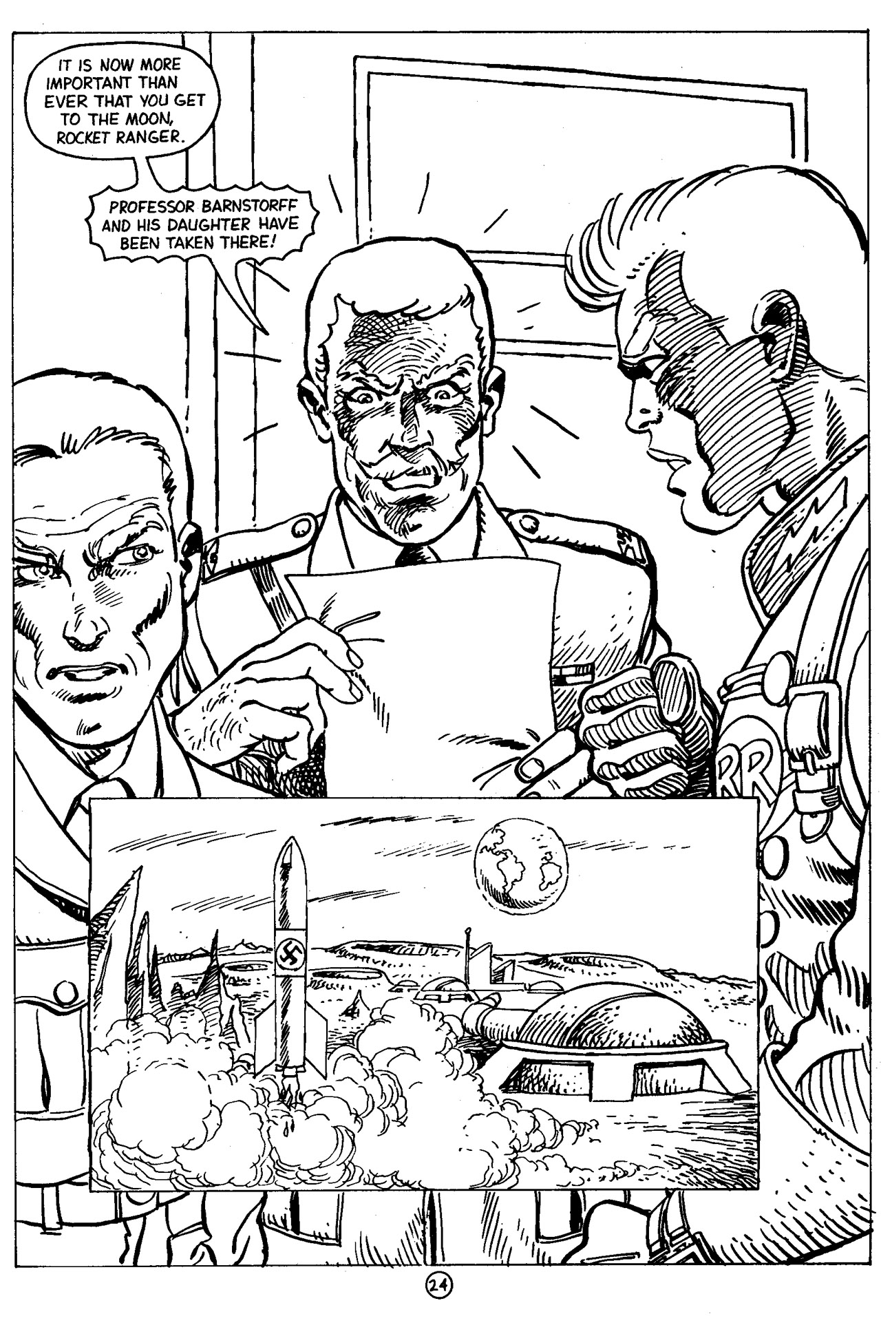 Read online Rocket Ranger comic -  Issue #4 - 26