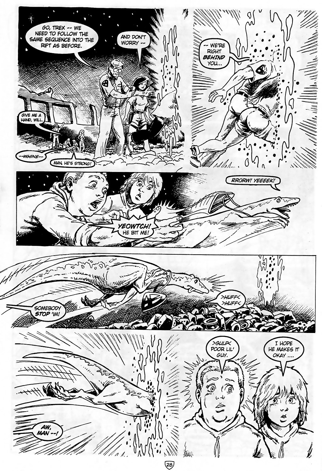 Read online Cavewoman meets Explorers comic -  Issue # Full - 30