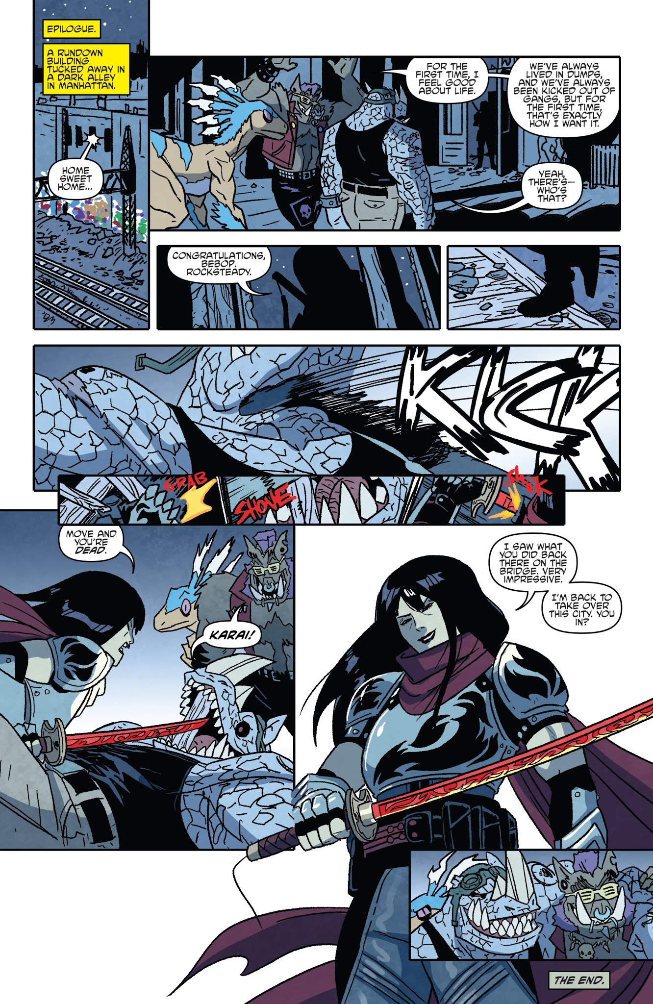 Read online Teenage Mutant Ninja Turtles: Bebop & Rocksteady Hit the Road comic -  Issue #5 - 22
