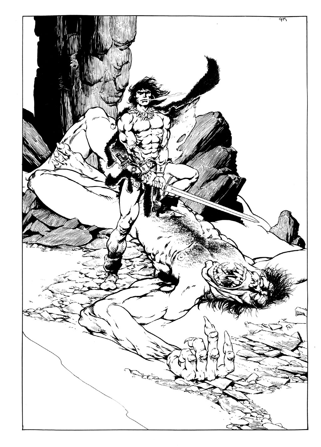 Read online The Savage Sword Of Conan comic -  Issue #89 - 2