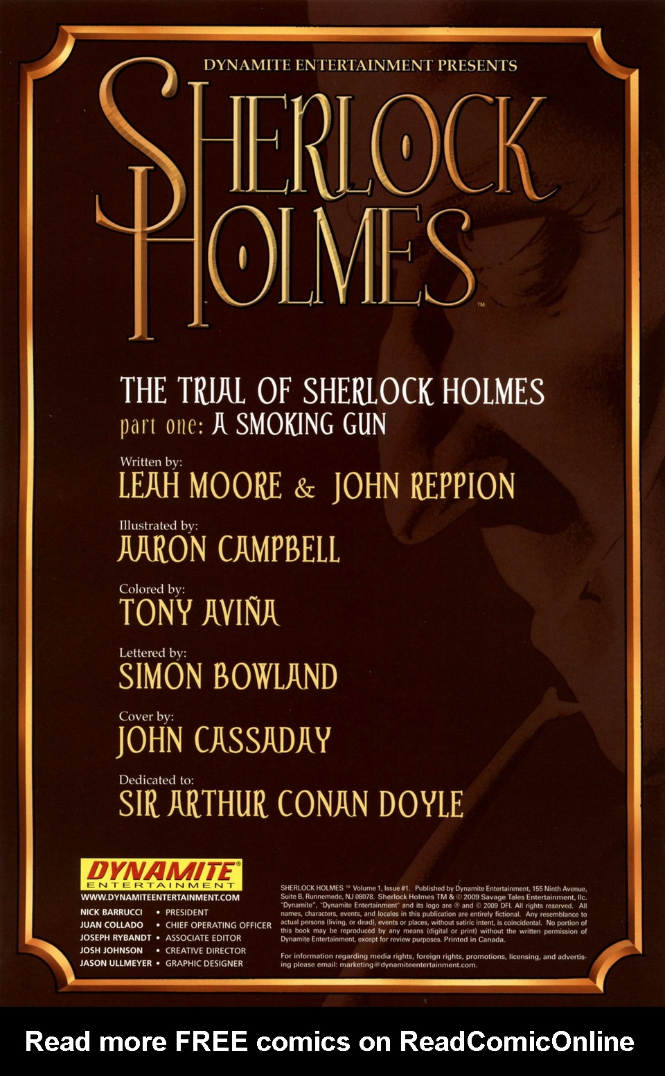 Read online Sherlock Holmes (2009) comic -  Issue #1 - 2