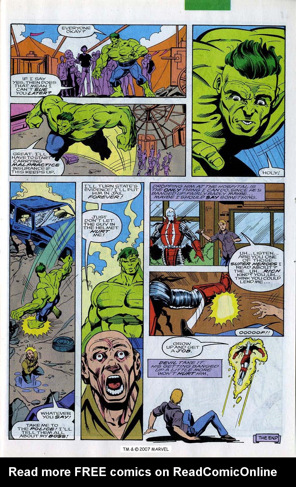 Read online The Incredible Hulk Annual comic -  Issue #19 - 49