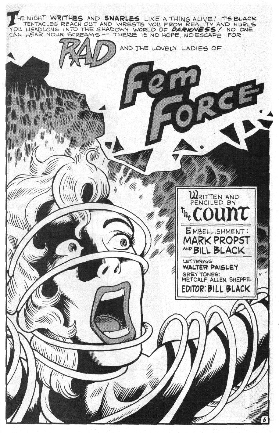 Read online Femforce comic -  Issue #22 - 7