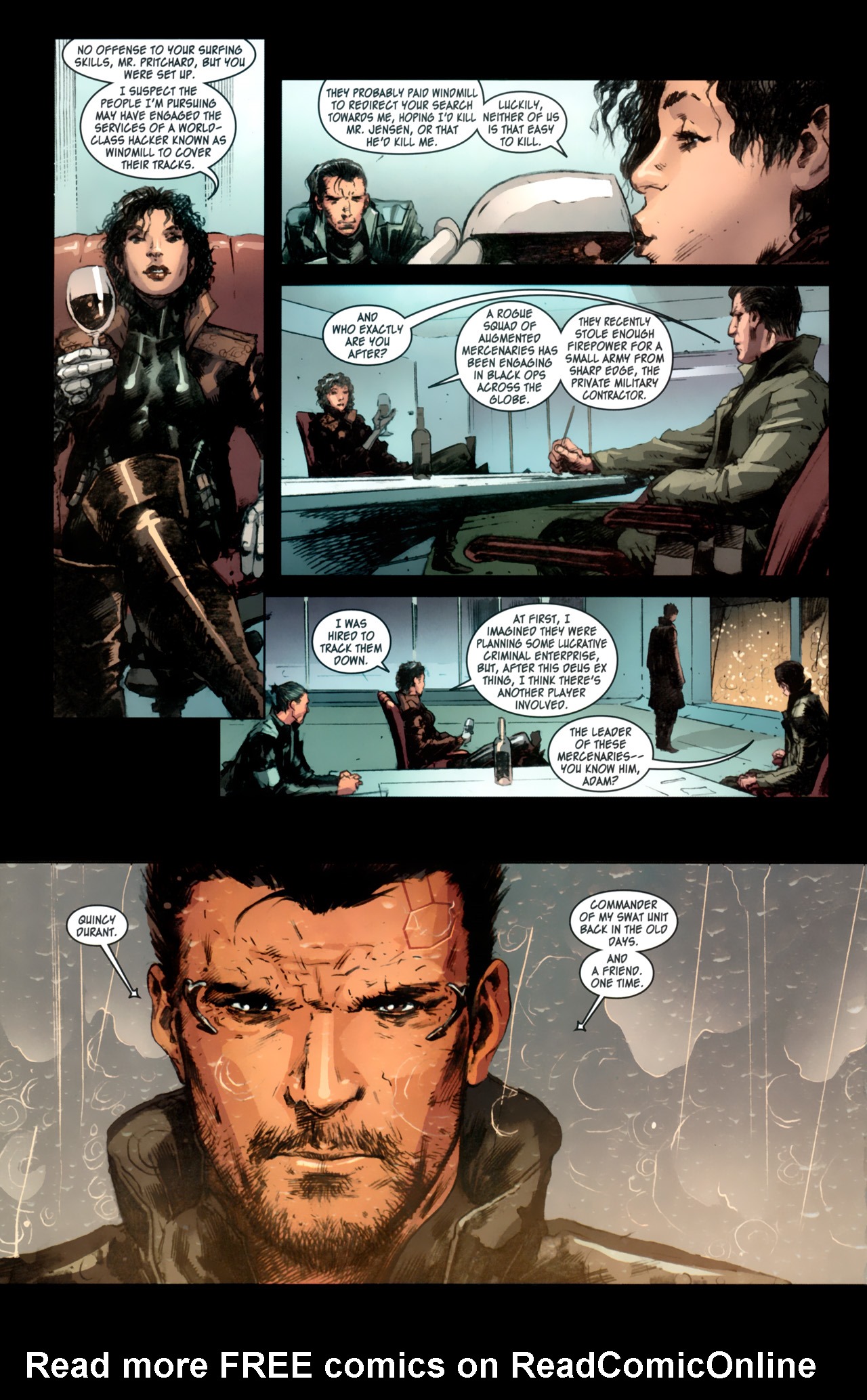 Read online Deus Ex comic -  Issue #3 - 19