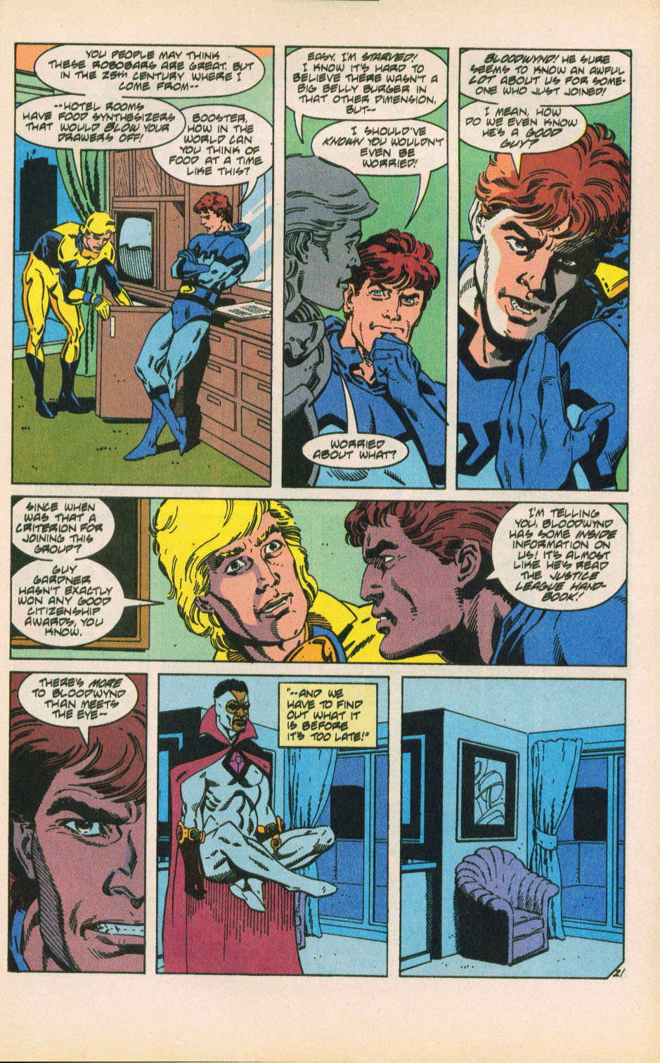 Read online Justice League America comic -  Issue #62 - 22